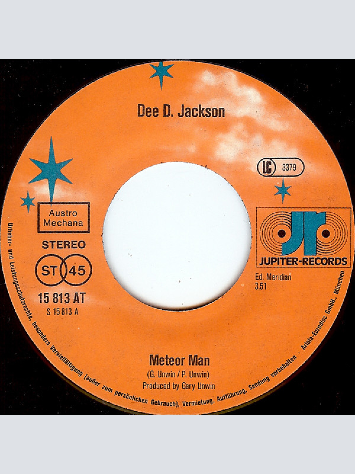 Vinyl / Dee D. Jackson - Meteor Man