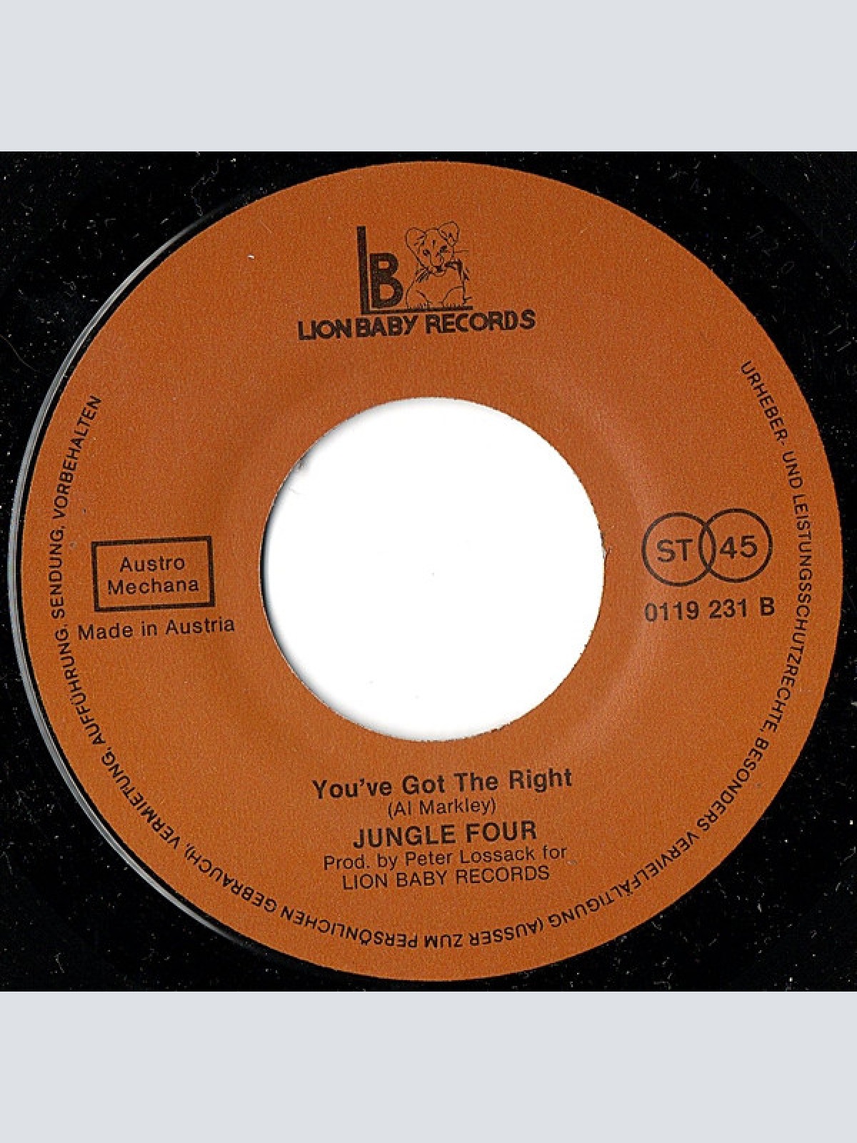 Vinyl / Jungle Four - I Saw Linda (Yesterday)