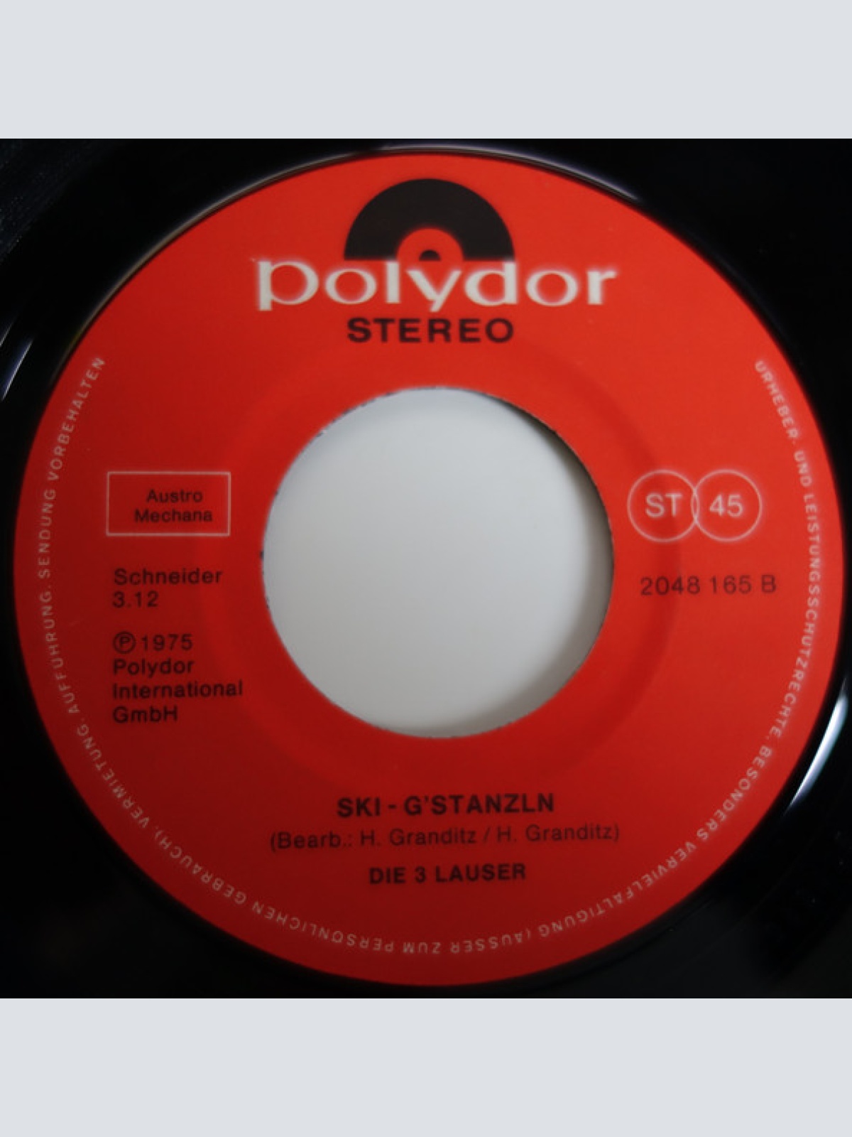 Vinyl / Die 3 Lauser - Die Lüsternen Schilehrerbuam