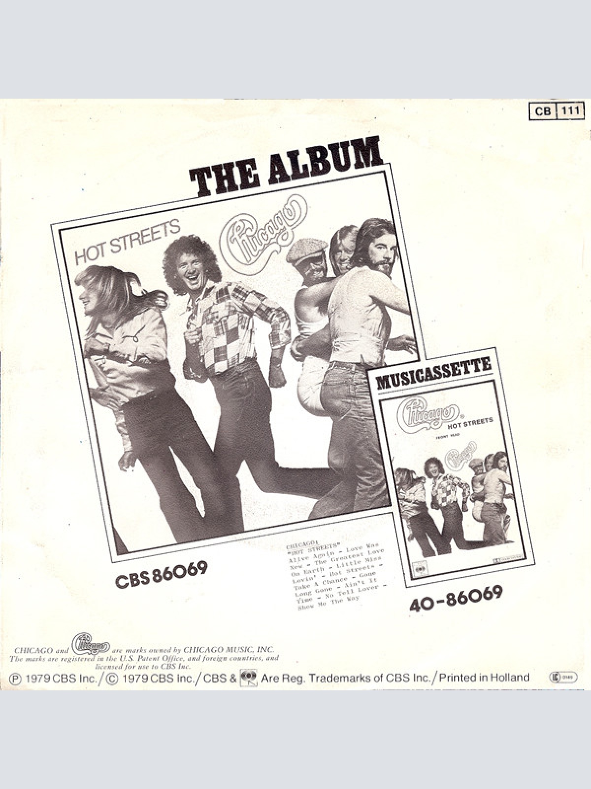 Vinyl / Chicago (2) - No Tell Lover