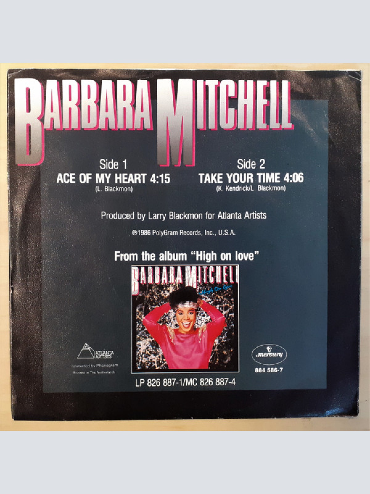 Vinyl / Barbara Mitchell - Ace Of My Heart