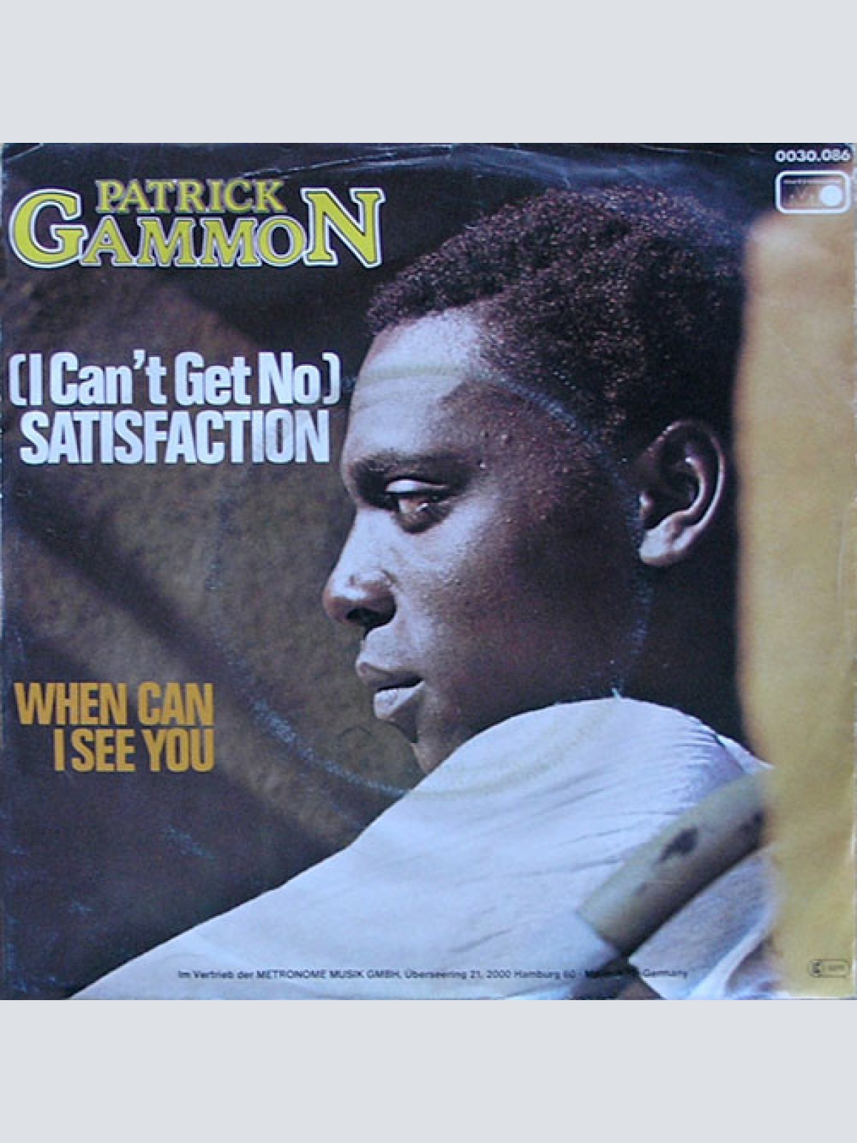 Vinyl / Patrick Gammon - (I Can't Get No) Satisfaction