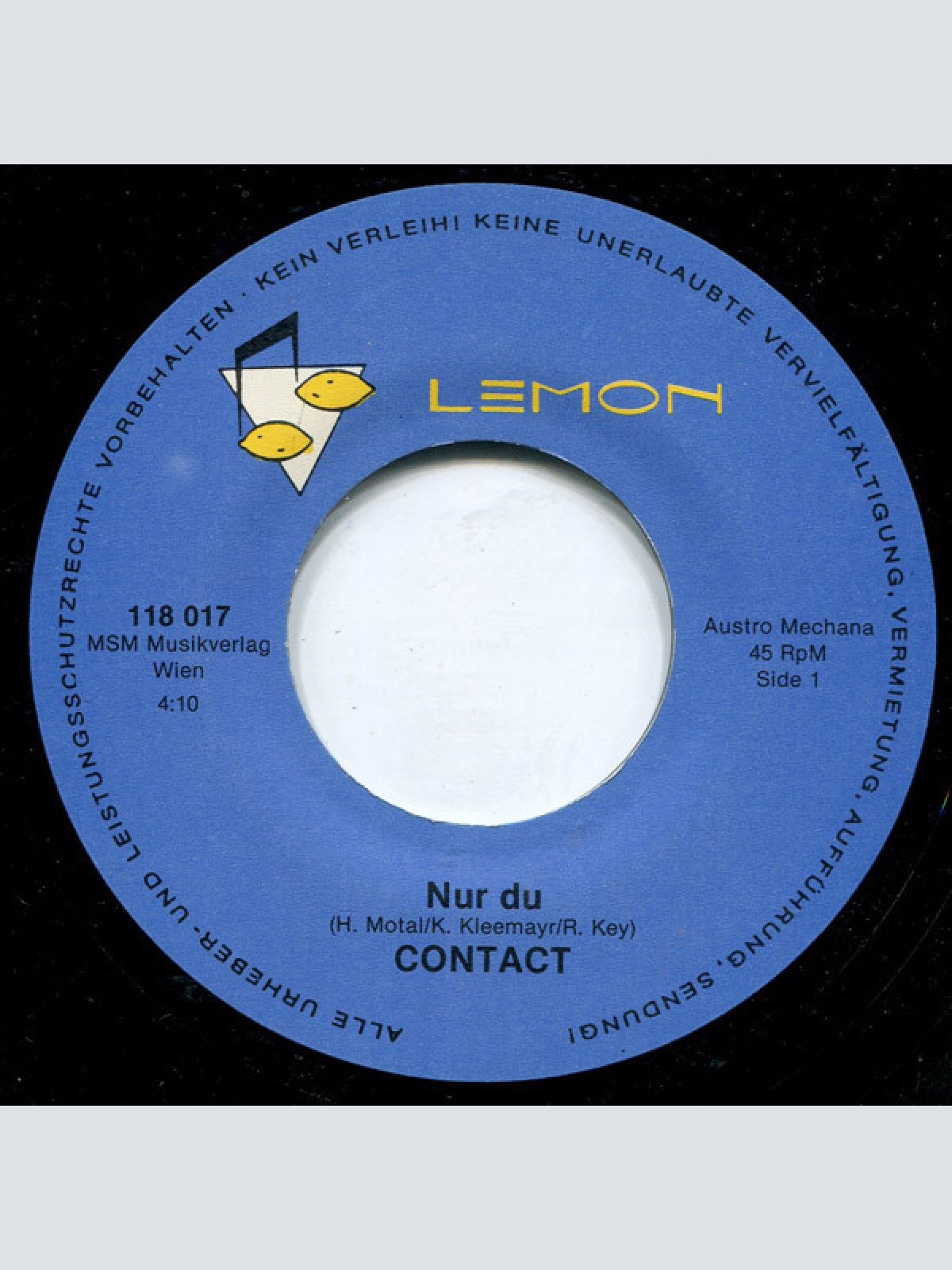 Vinyl / Contact (11) - Nur Du