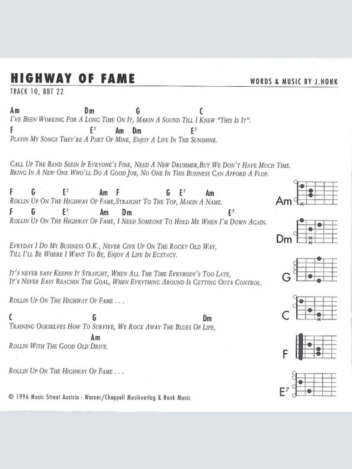 CD / The Honk Rock Project - Live At The Garage