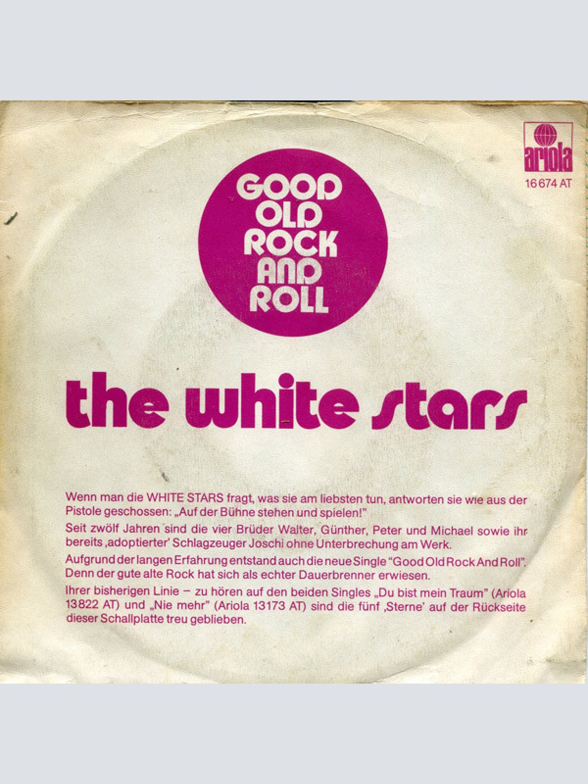 Vinyl / The White Stars* - Good Old Rock And Roll