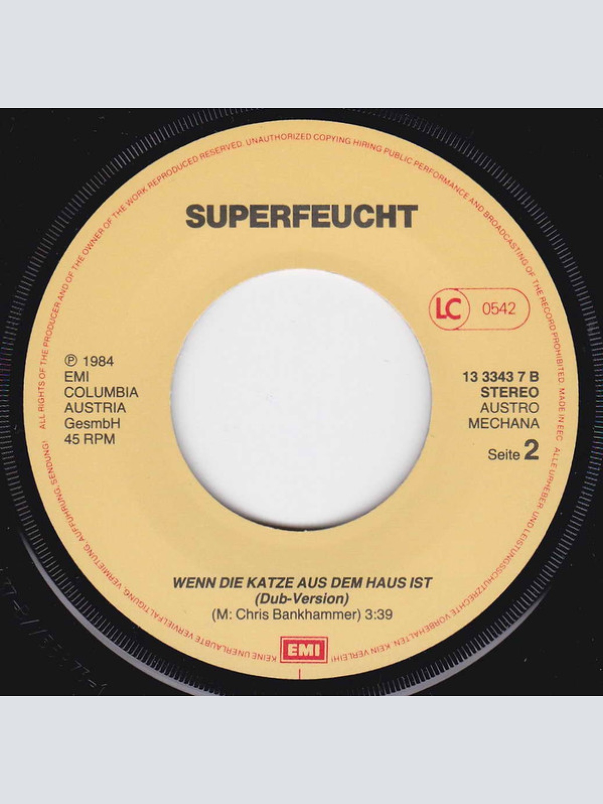 Vinyl / Superfeucht - ...Wenn Die Katze Aus Dem Haus Ist