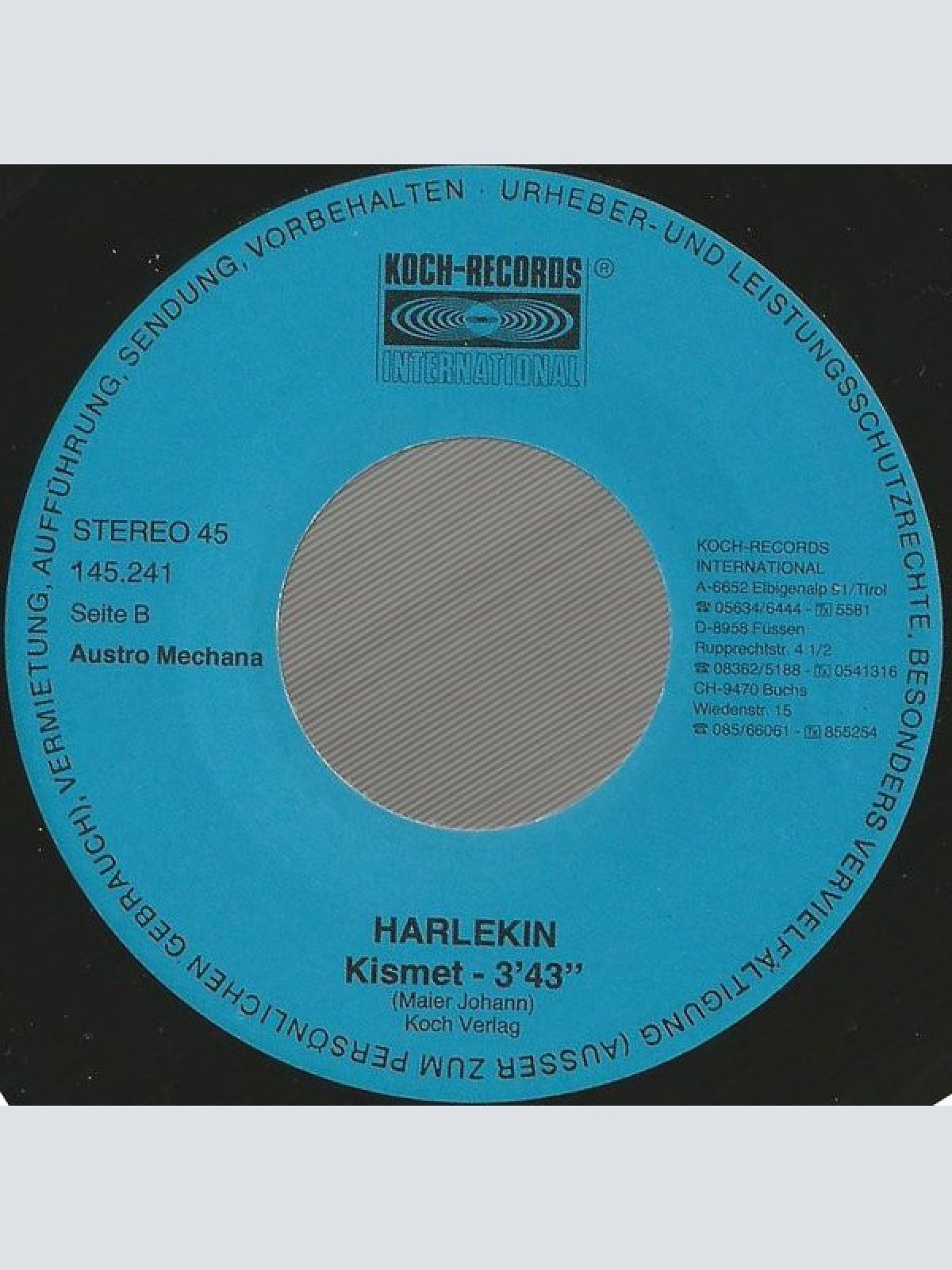 Vinyl / Harlekin (4) - Reiss Di Zam