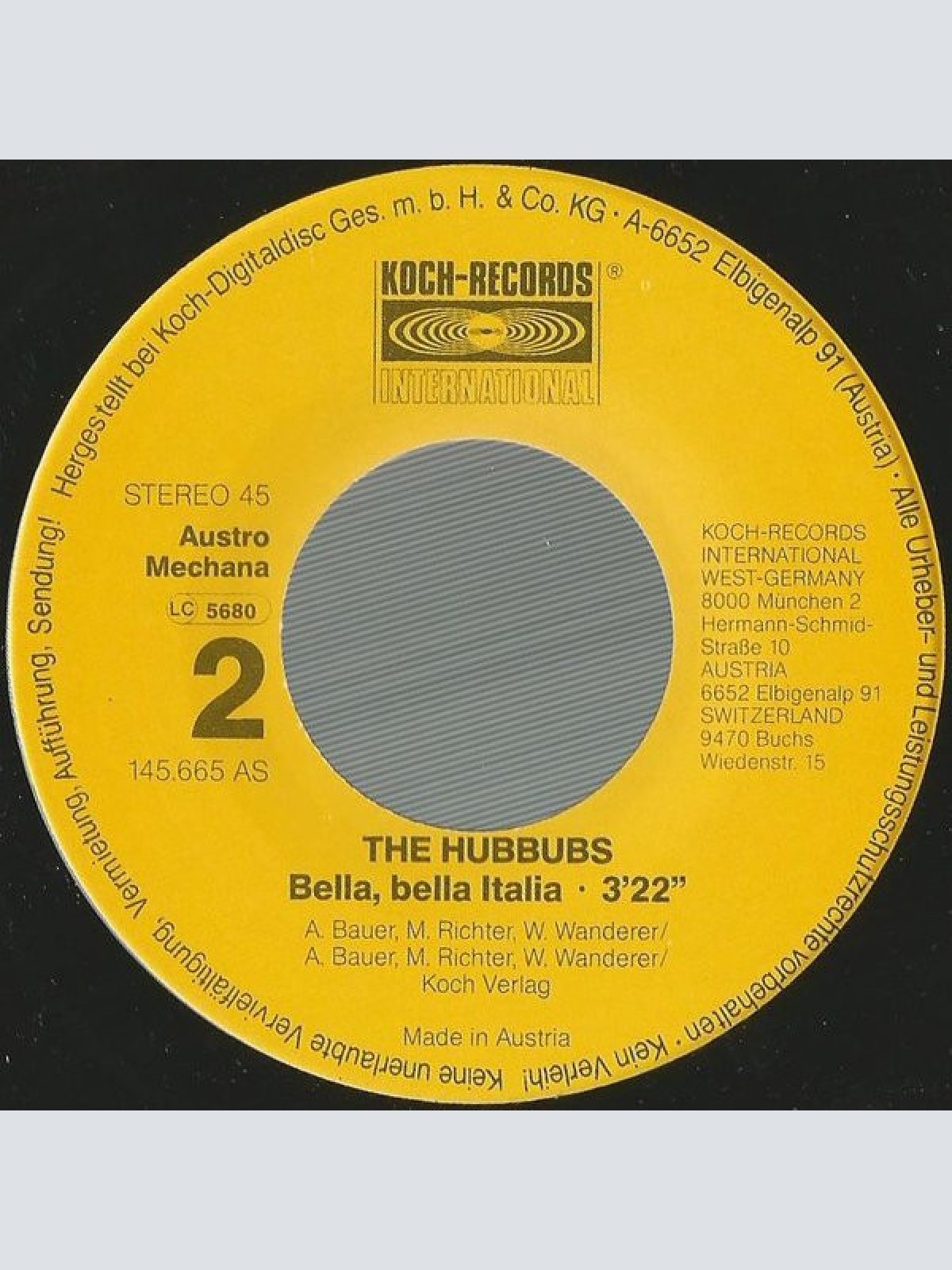 Vinyl / The Hubbubs - Tanzschul-Rap