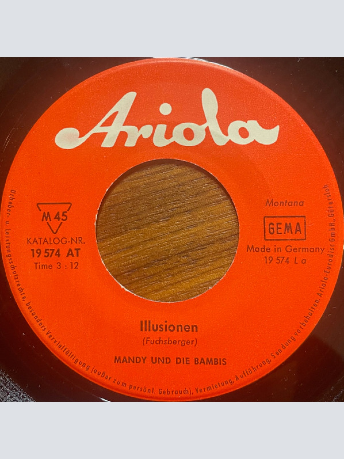 Vinyl / Mandy Und Die Bambis - Illusionen / Es Ist Aus