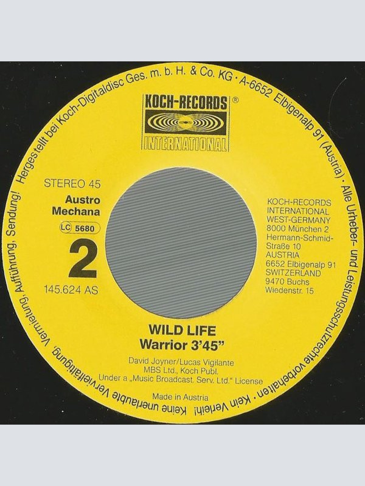 Vinyl / Wild Life (5) - The Power To Win