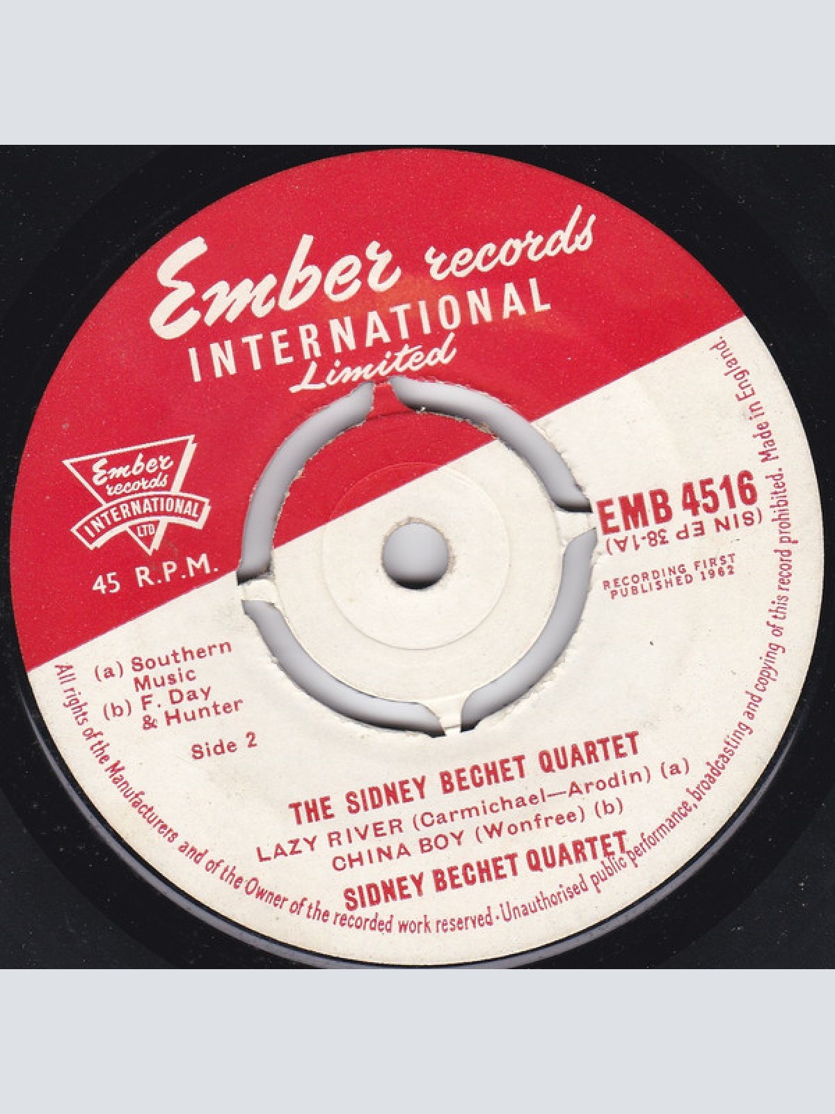 Vinyl / Sidney Bechet Quartet with Muggsy Spanier, Wellman Braud, Carmen Mastren - Squeeze Me