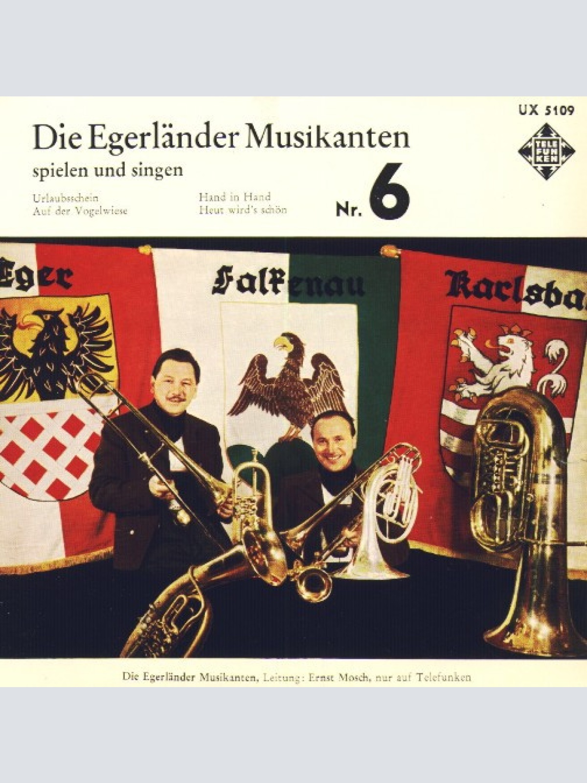 Vinyl / Die Egerländer Musikanten* - Die Egerländer Musikanten Spielen Und Singen - Nr. 6