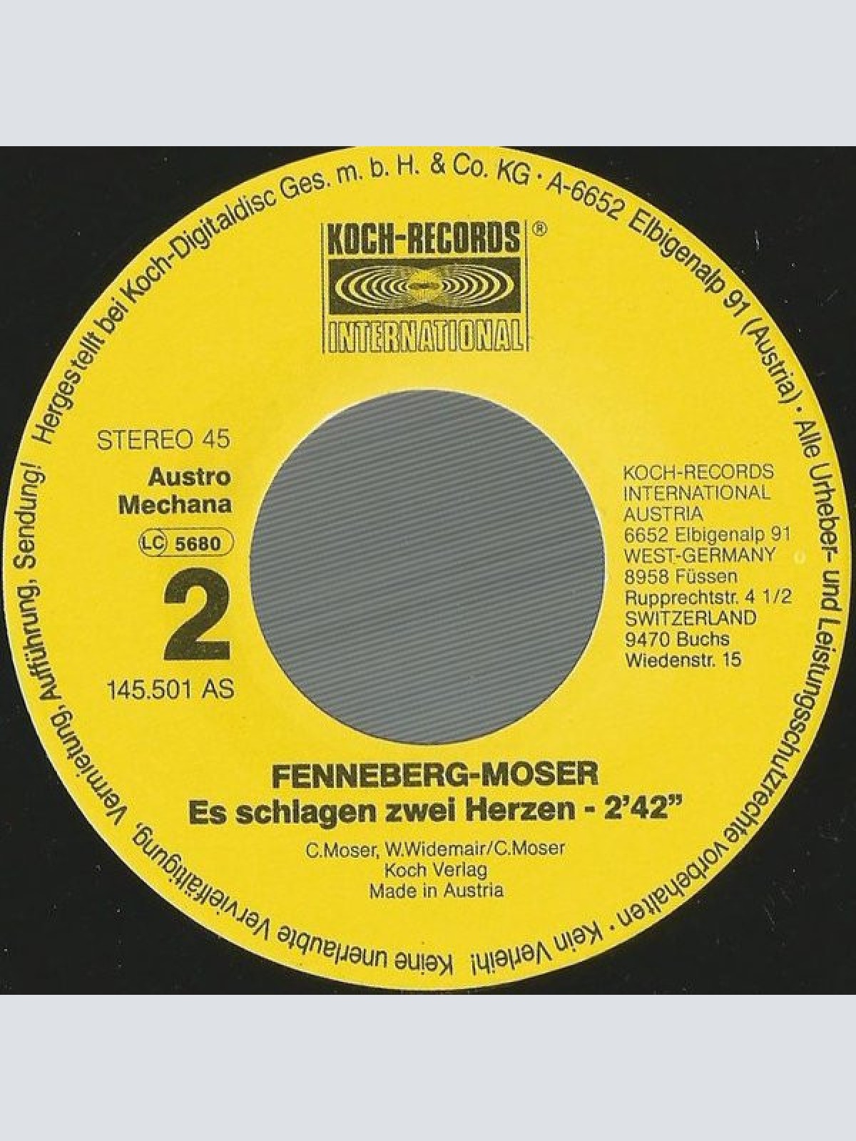 Vinyl / Die Zwei Tiroler Fenneberg-Moser* - Stimmung Und Gute Laune