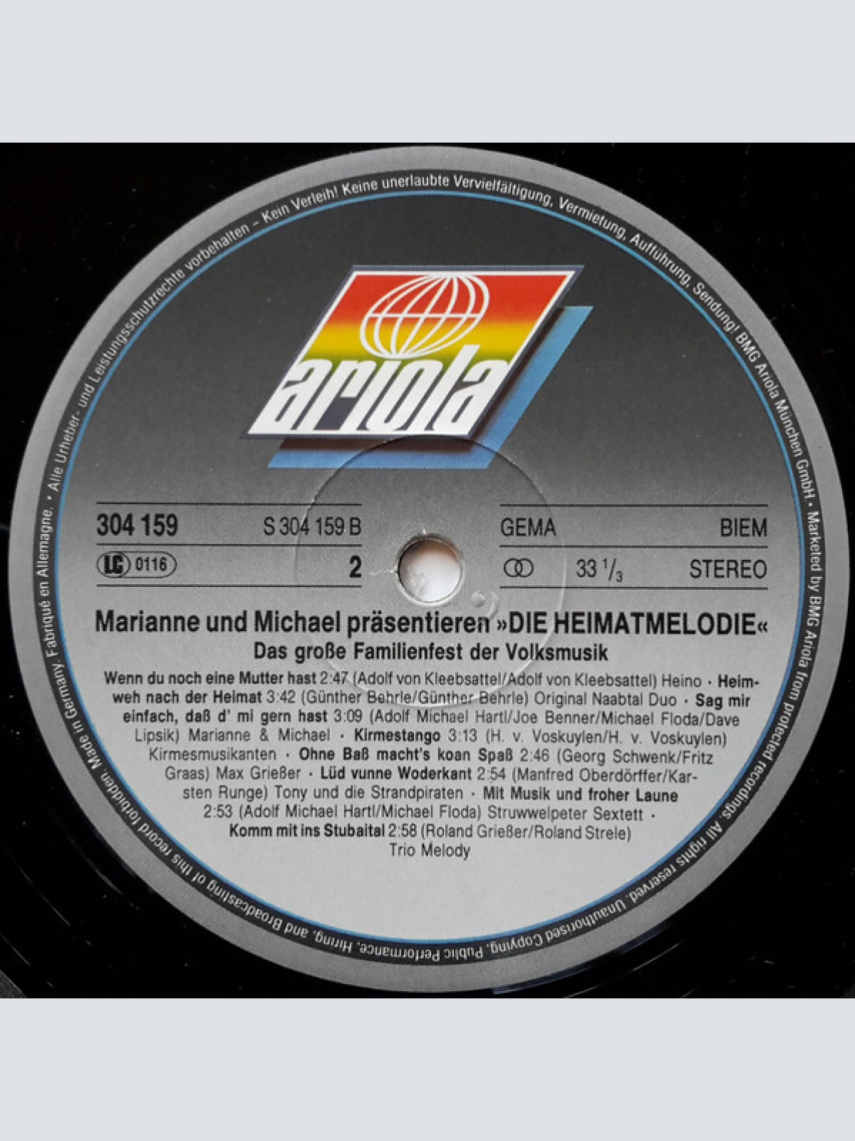 Vinyl / Various - Das Beste aus "Die Heimatmelodie", Folge 2