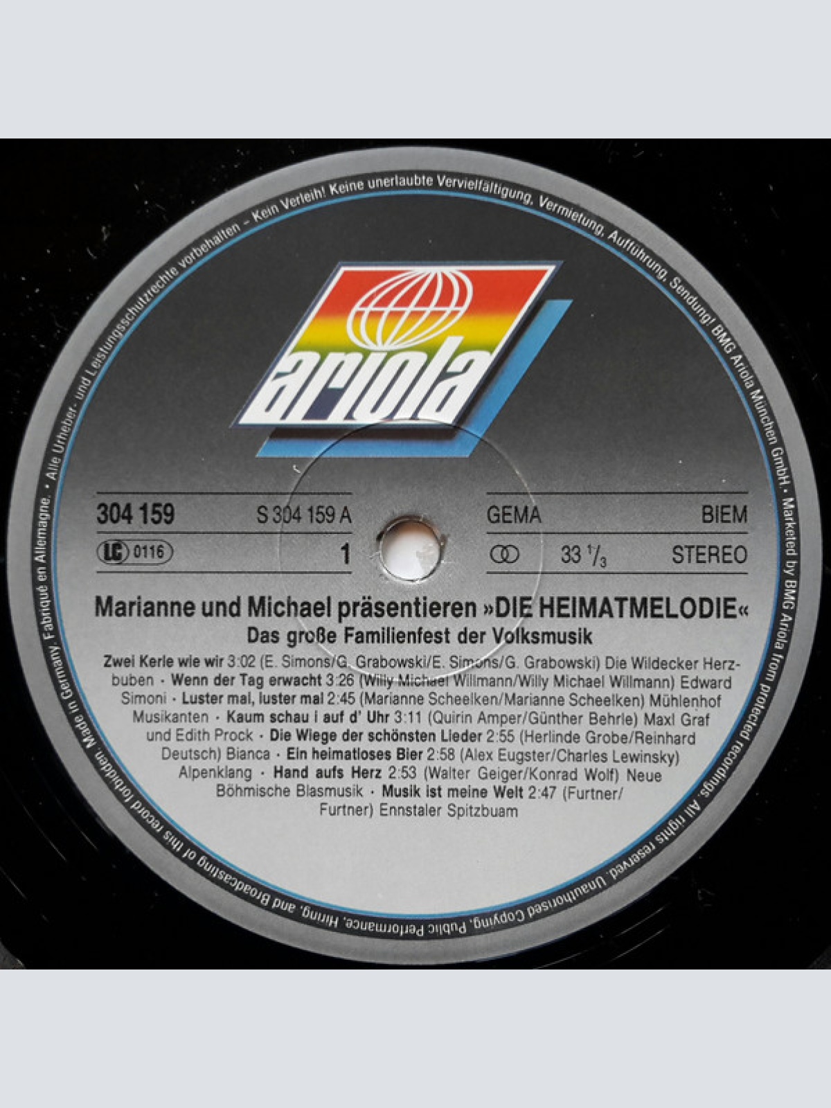 Vinyl / Various - Das Beste aus "Die Heimatmelodie", Folge 2