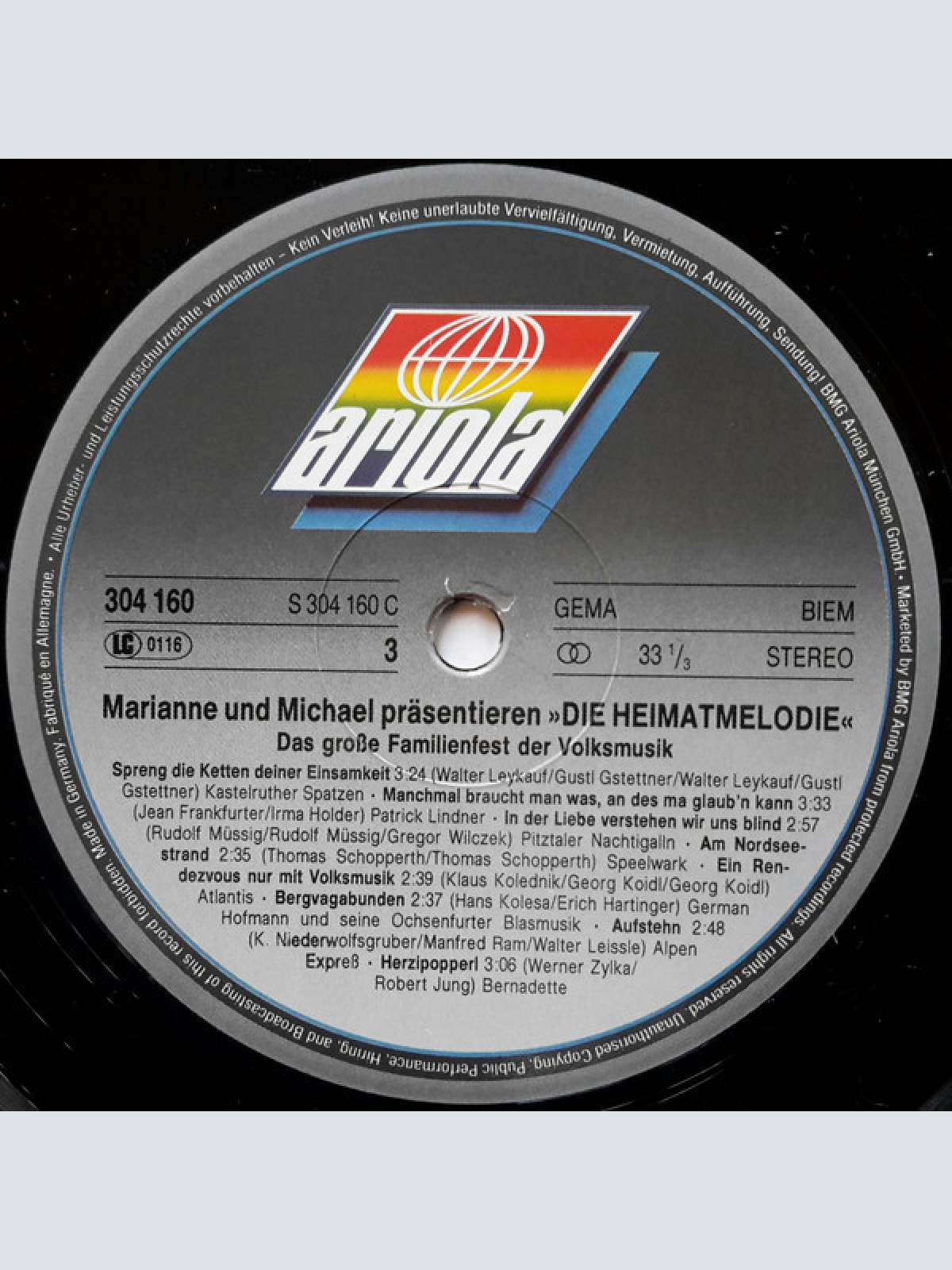 Vinyl / Various - Das Beste aus "Die Heimatmelodie", Folge 2