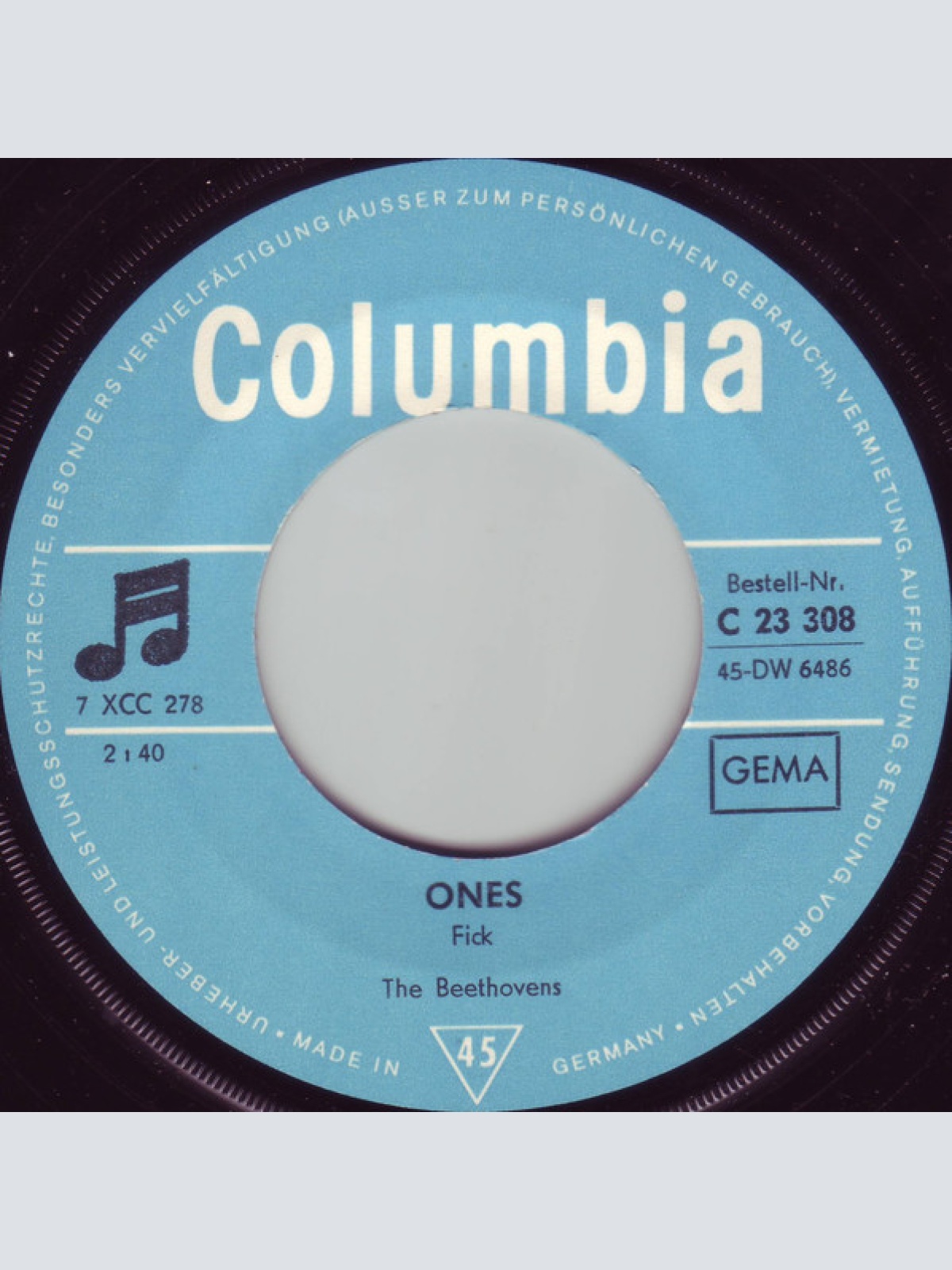 Vinyl / The Beethovens (2) - Aeh Baeh Buh!  / Ones