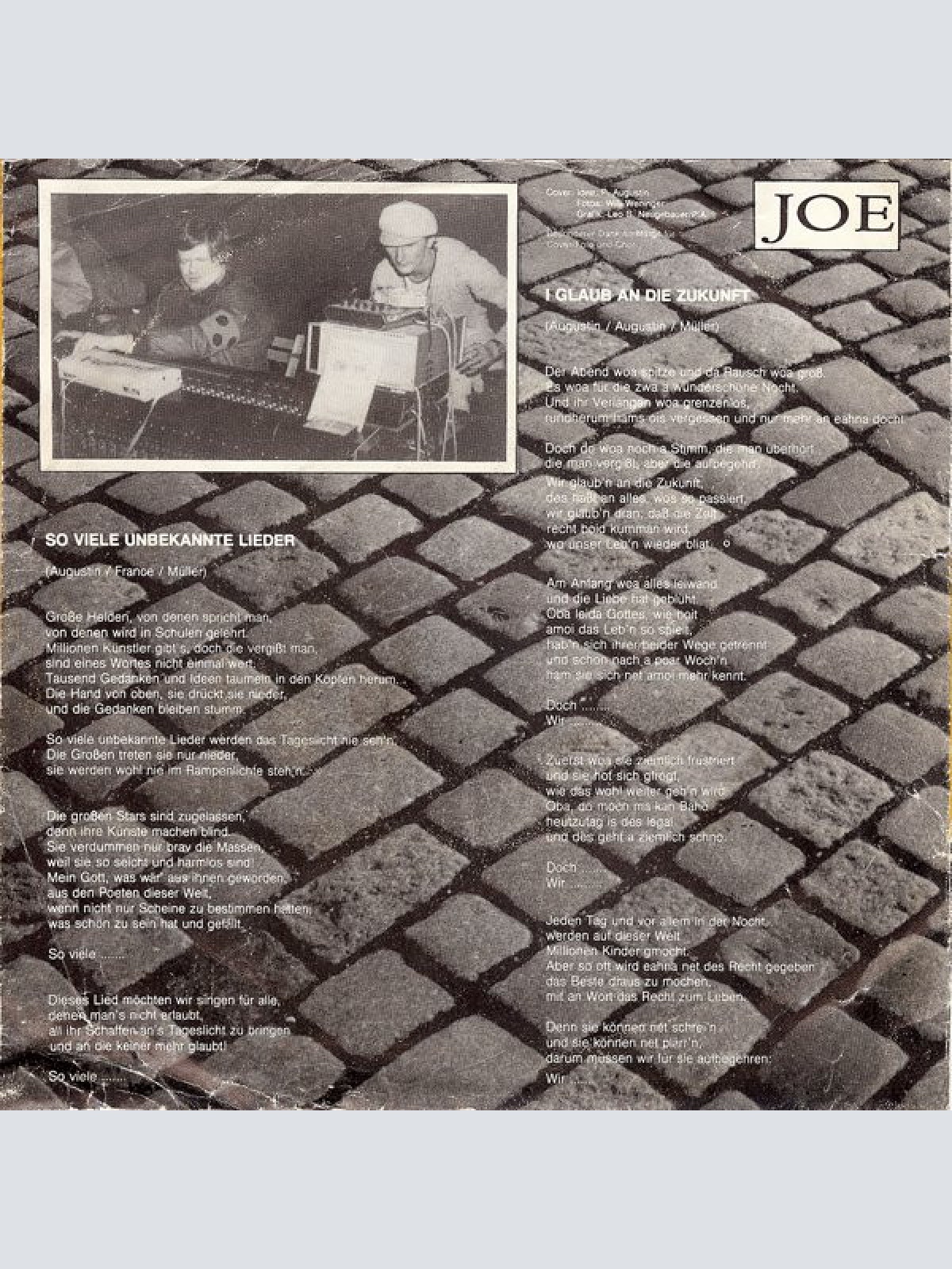 Vinyl / Peter Augustin ★ René France - So Viele Unbekannte Lieder / I Glaub An Die Zukunft