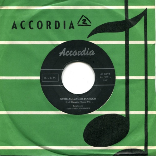 Vinyl / Sepp Freudenthaler - Gronau Jäger Marsch / Kronen Polka
