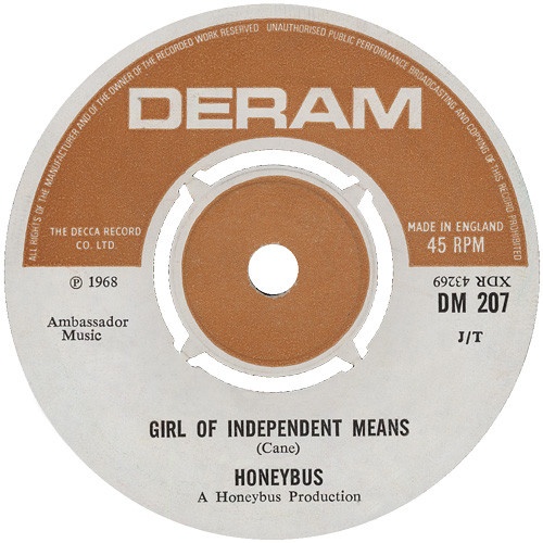 Vinyl / Honeybus - Girl Of Independent Means
