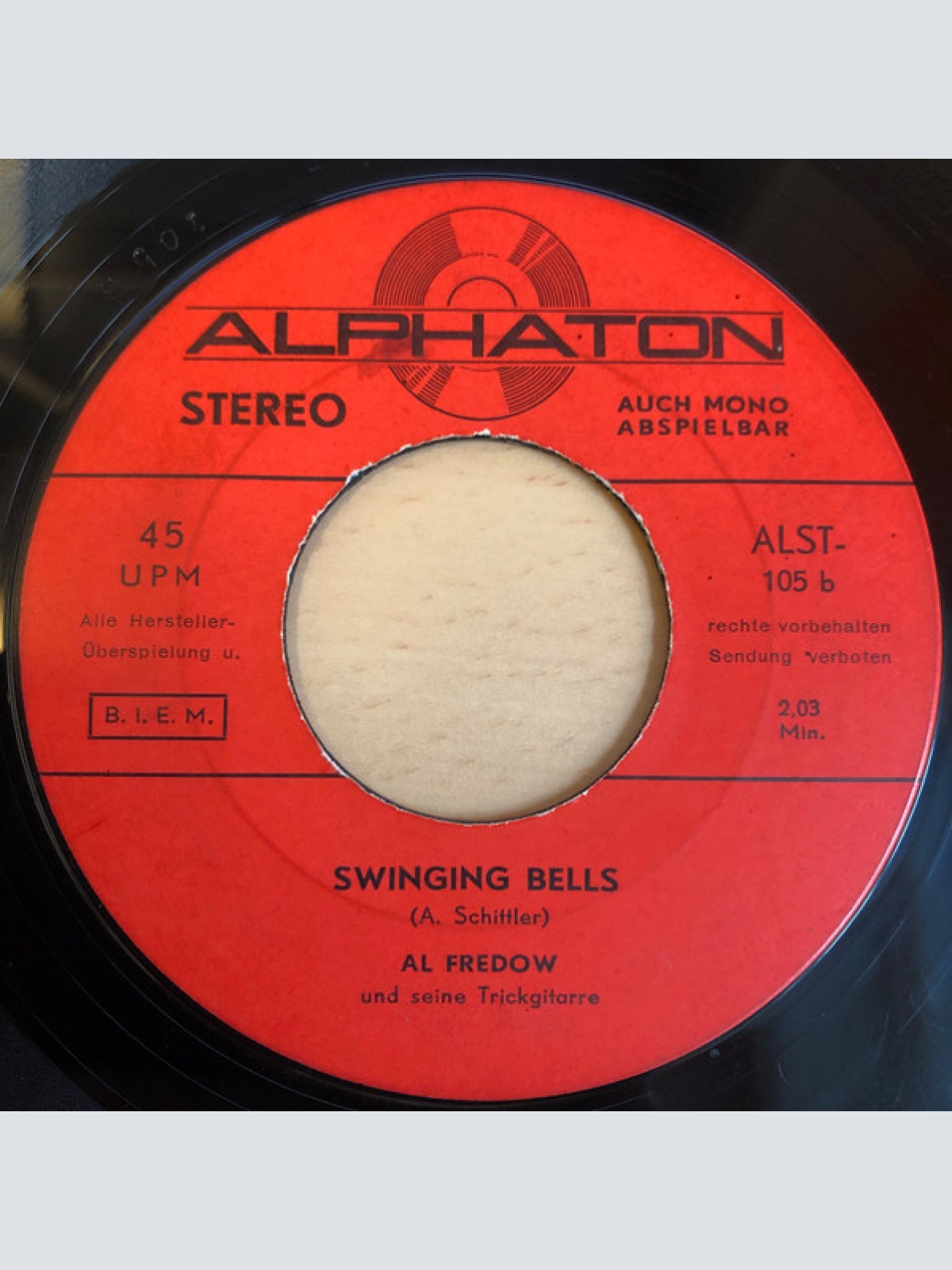Vinyl / Al Fredow - Is That Really A Smile? / Swinging Bells