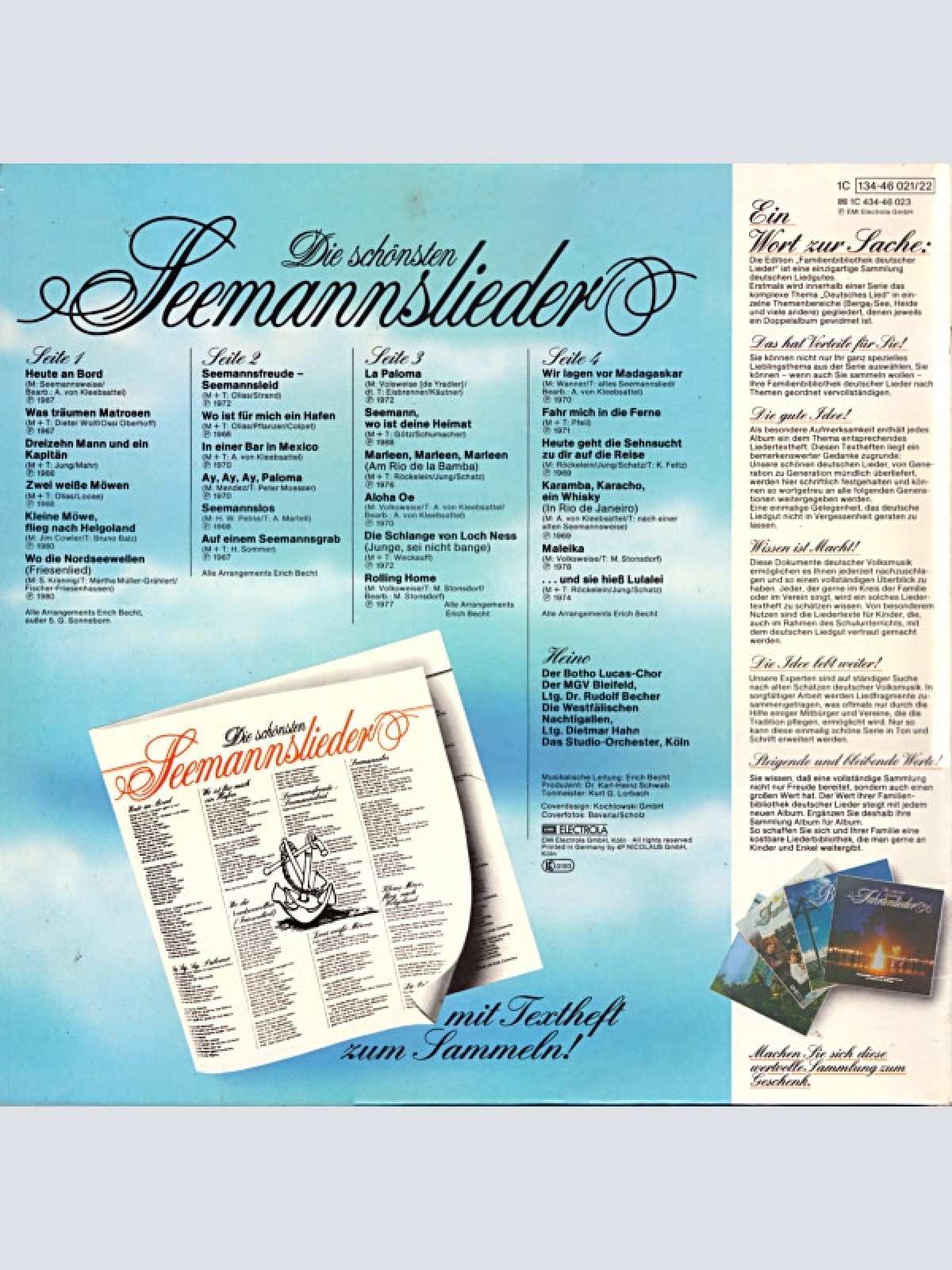 Vinyl / Heino - Die Schönsten Seemannslieder