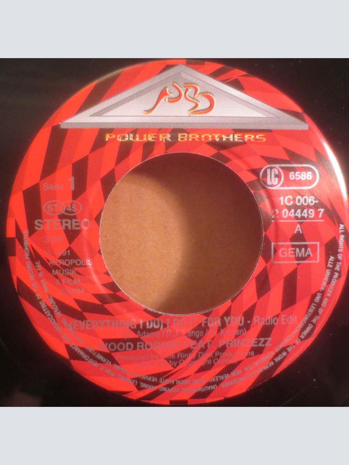 Vinyl / Wood Robbin Feat. Prinzezz - (Everything I Do) I Do It For You