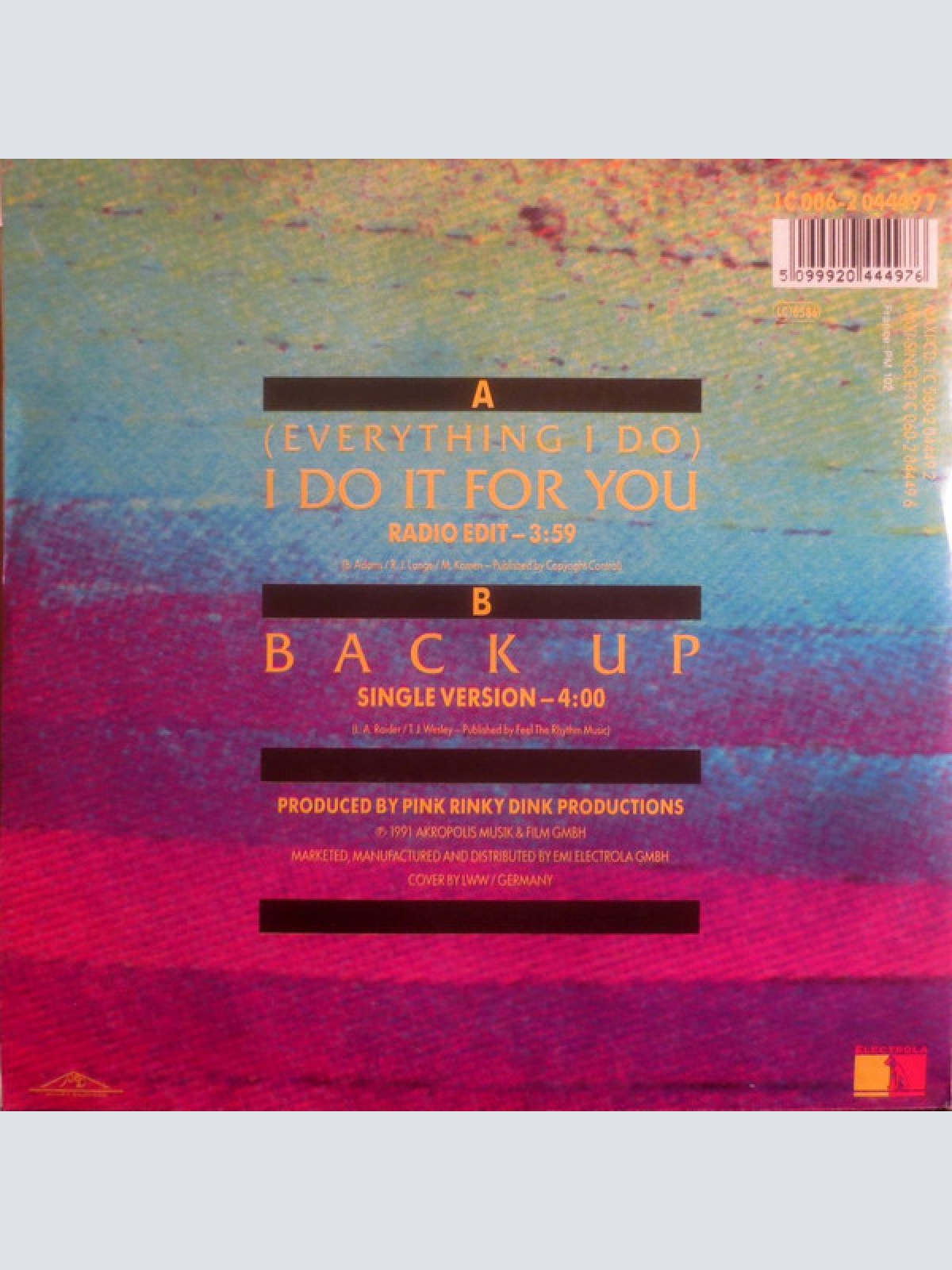 Vinyl / Wood Robbin Feat. Prinzezz - (Everything I Do) I Do It For You