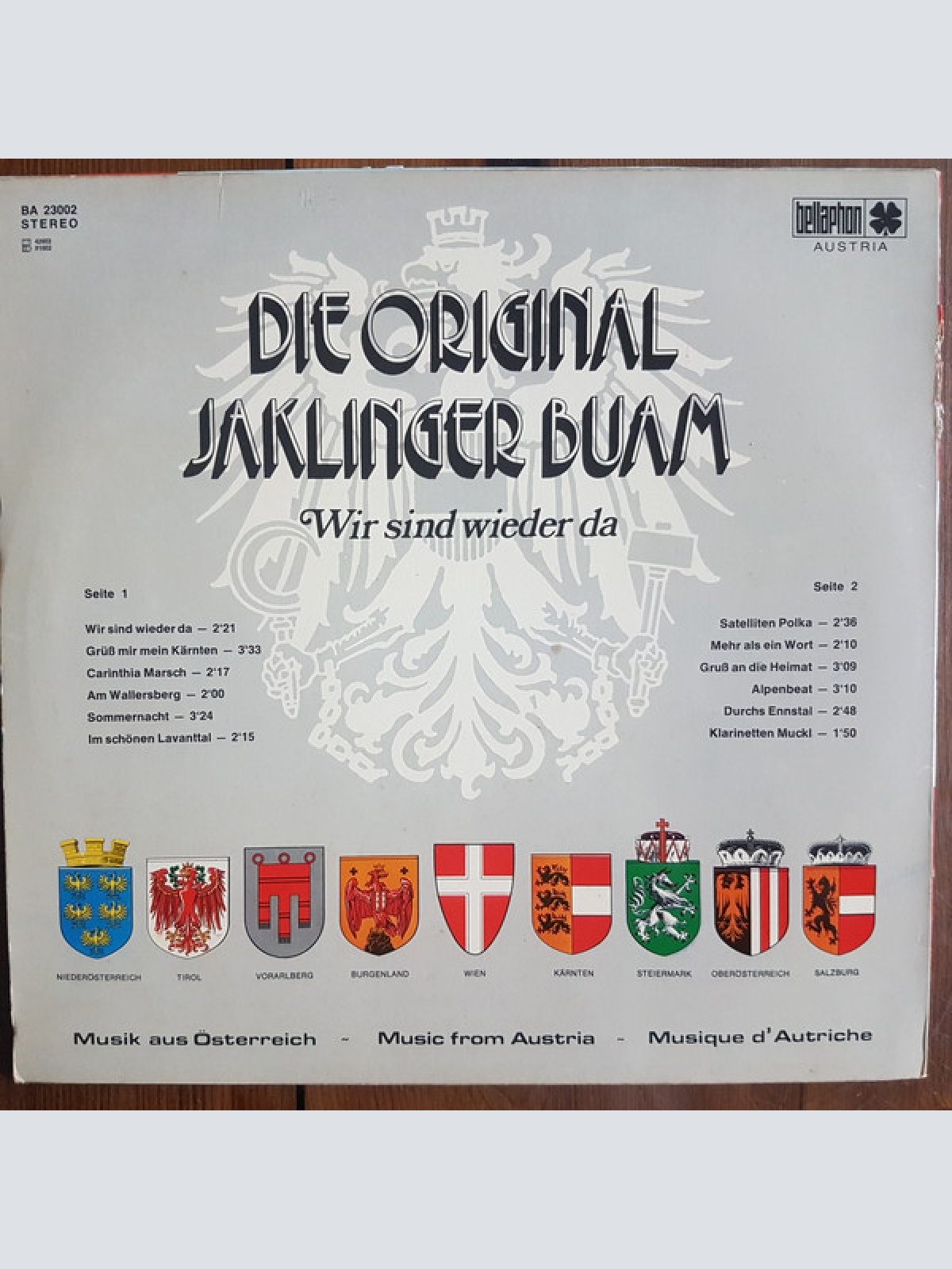 Vinyl / Die Original Jaklinger-Buam - Wir Sind Wieder Da