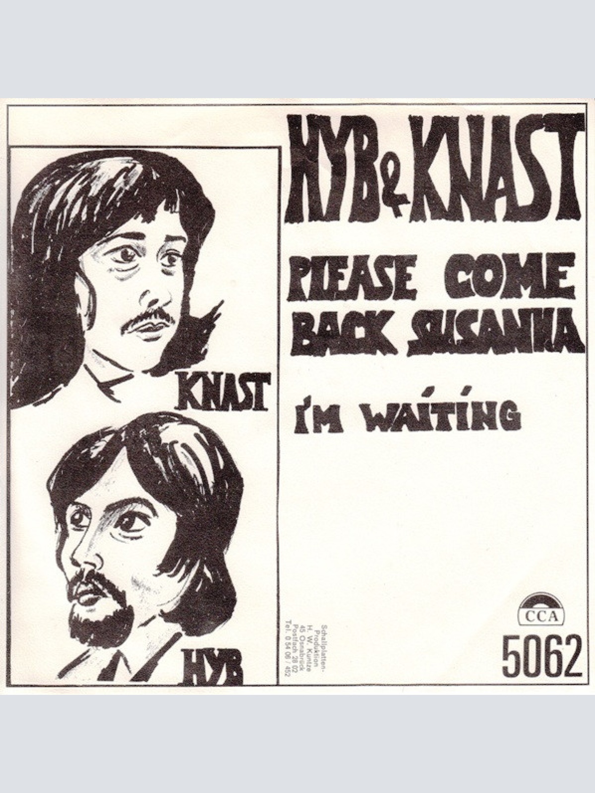 Vinyl / Hyb & Knast - Please Come Back Susanna