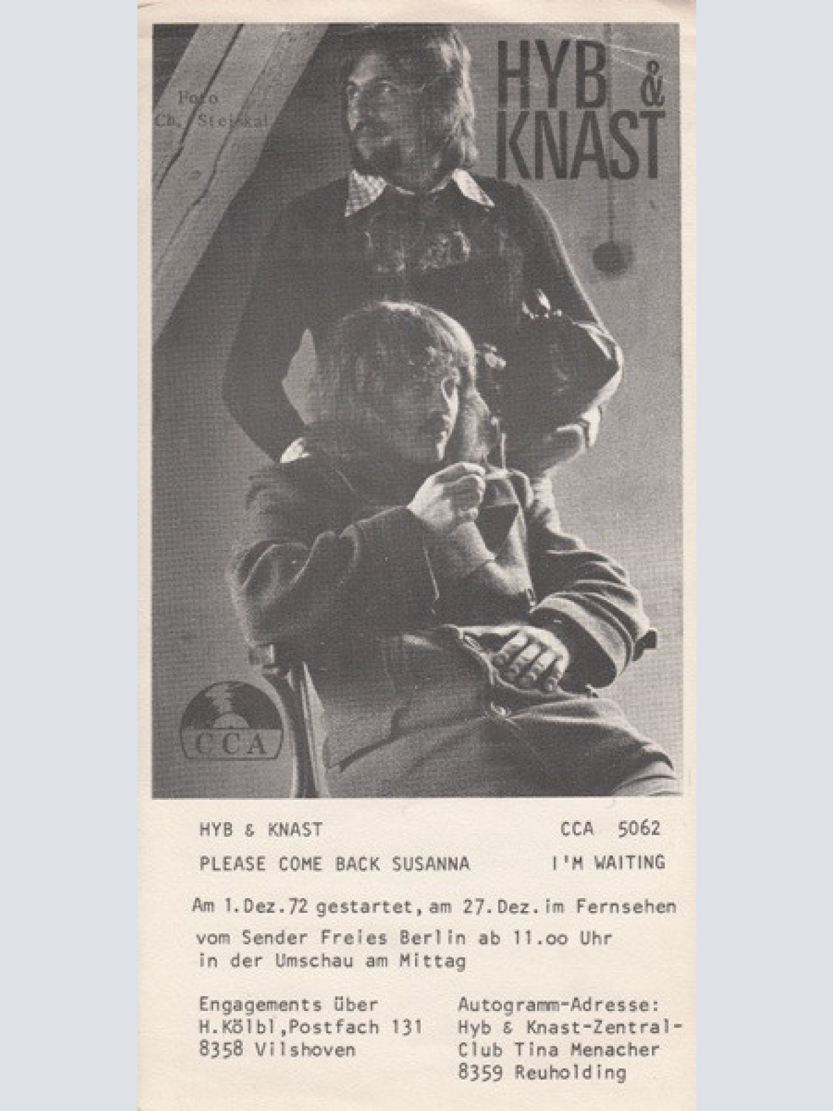 Vinyl / Hyb & Knast - Please Come Back Susanna