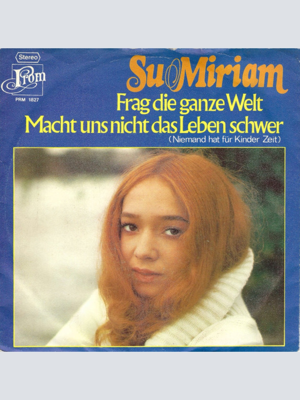 Vinyl / Su Miriam - Frag Die Ganze Welt