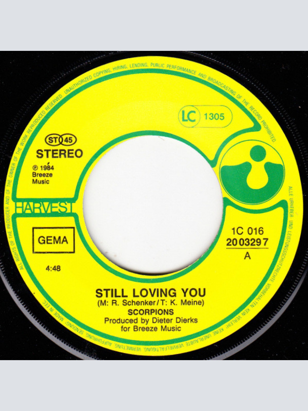 Vinyl / Scorpions - Still Loving You