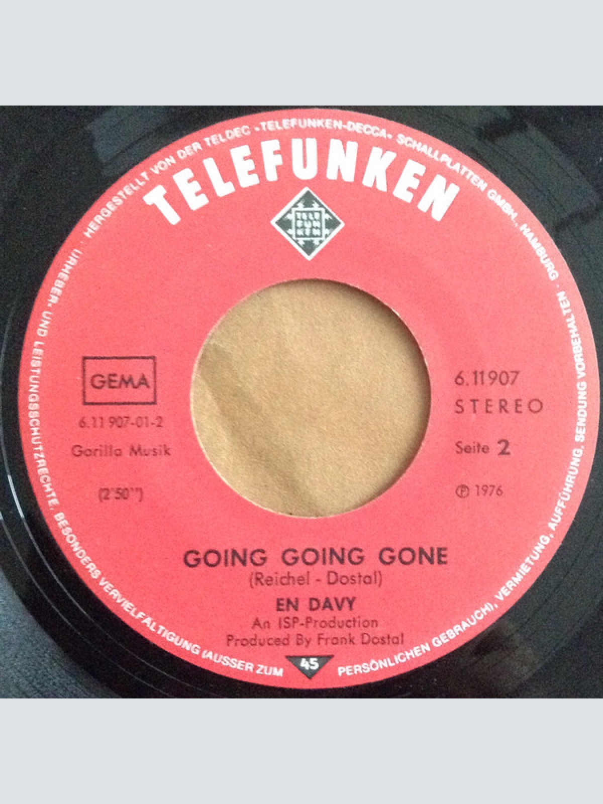 Vinyl / En Davy - Okay I Am K.O. / Going Going Gone