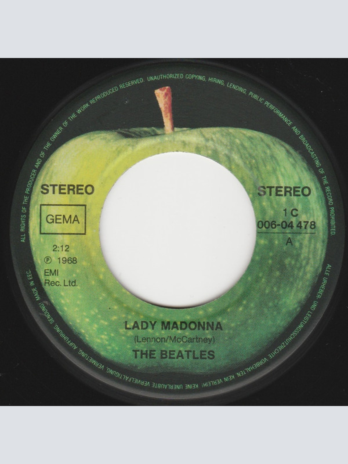 Vinyl / The Beatles - Lady Madonna / The Inner Light