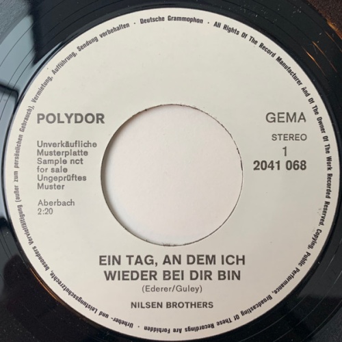 Vinyl / Nilsen Brothes* - Ein Tag, An Dem Ich Wieder Bei Dir Bin