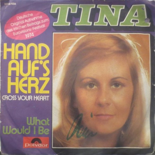 Vinyl / Tina (10) - Hand Auf's Herz (Cross Your Heart)