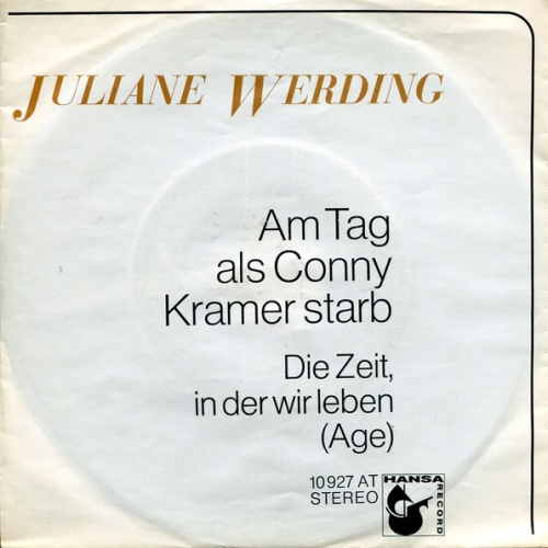 Vinyl / Juliane Werding - Am Tag, Als Conny Kramer Starb