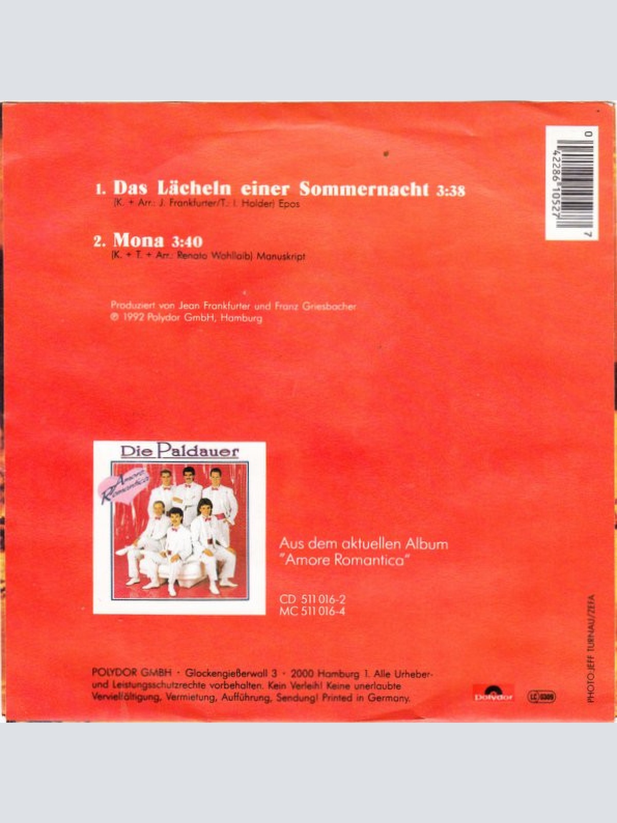 Vinyl / Die Paldauer - Das Lächeln Einer Sommernacht