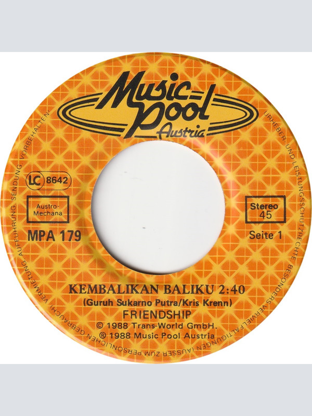 Vinyl / Yopie Latul - Kembalikan Baliku