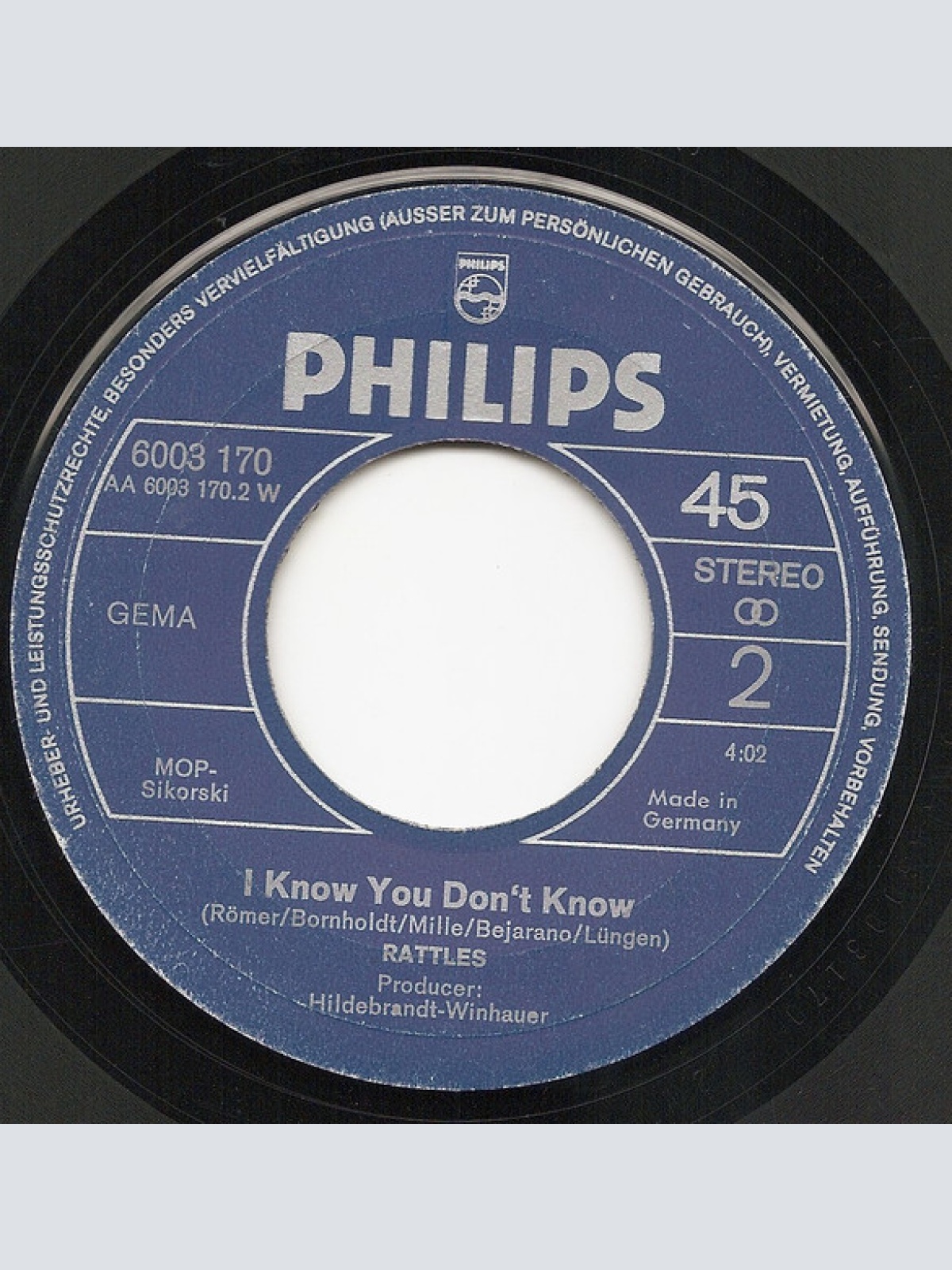 Vinyl / Rattles* - Devil's On The Loose