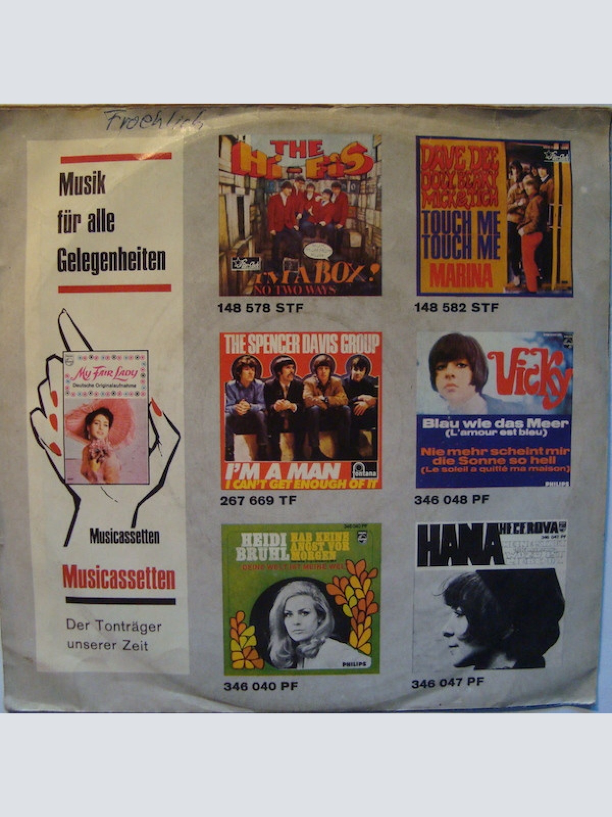 Vinyl / Johnny Tame - Sand In My Shoes / Steak And Cake