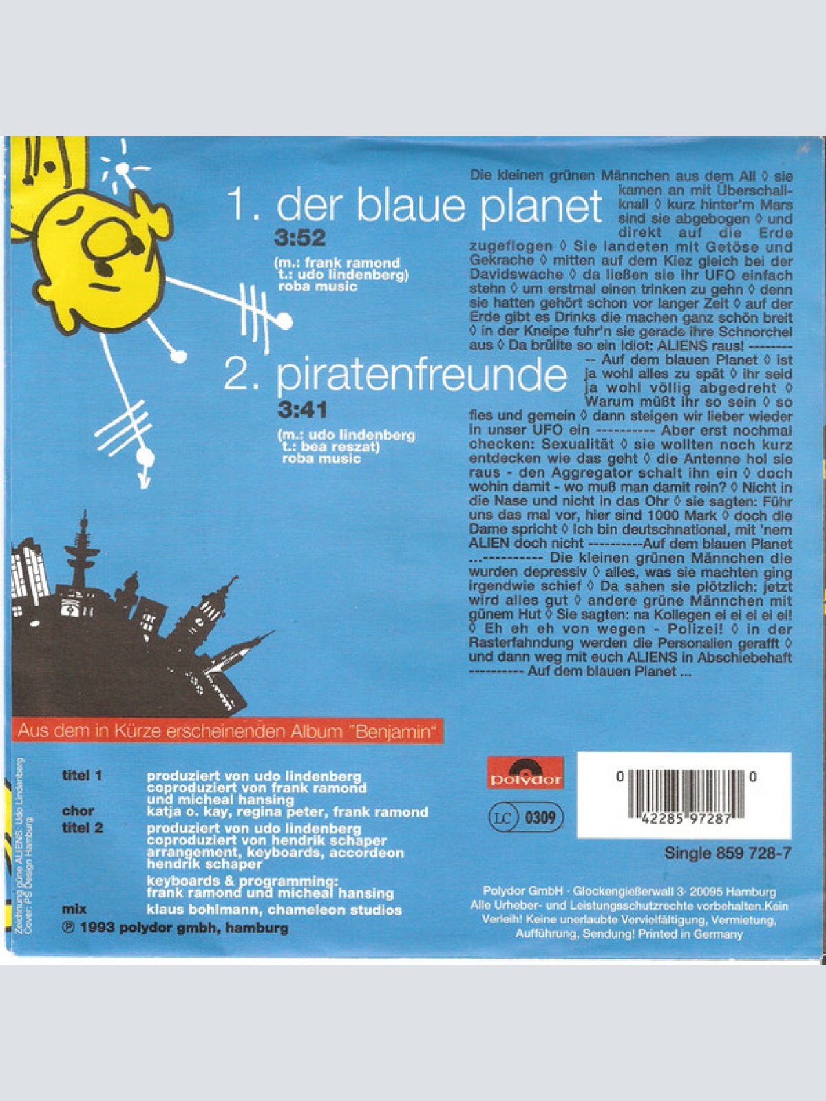 Vinyl / Udo Lindenberg - Der Blaue Planet