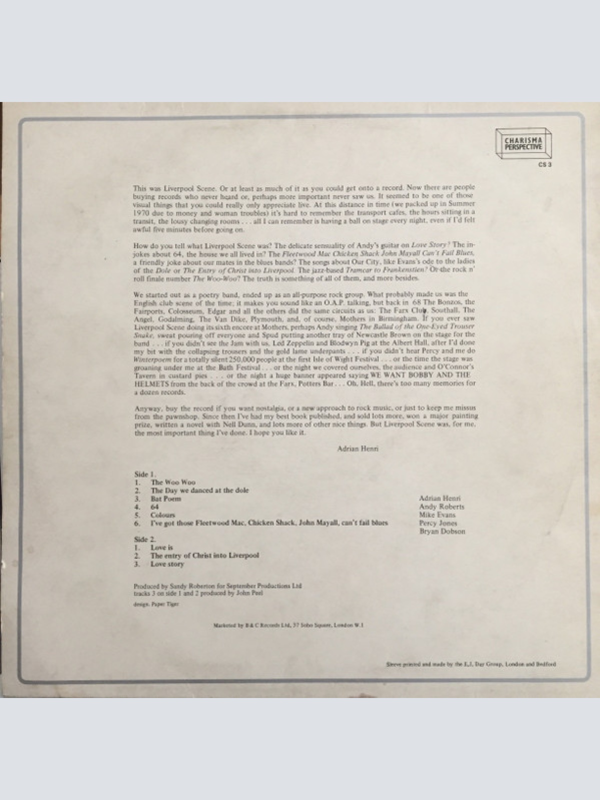 Vinyl / Liverpool Scene - Recollections