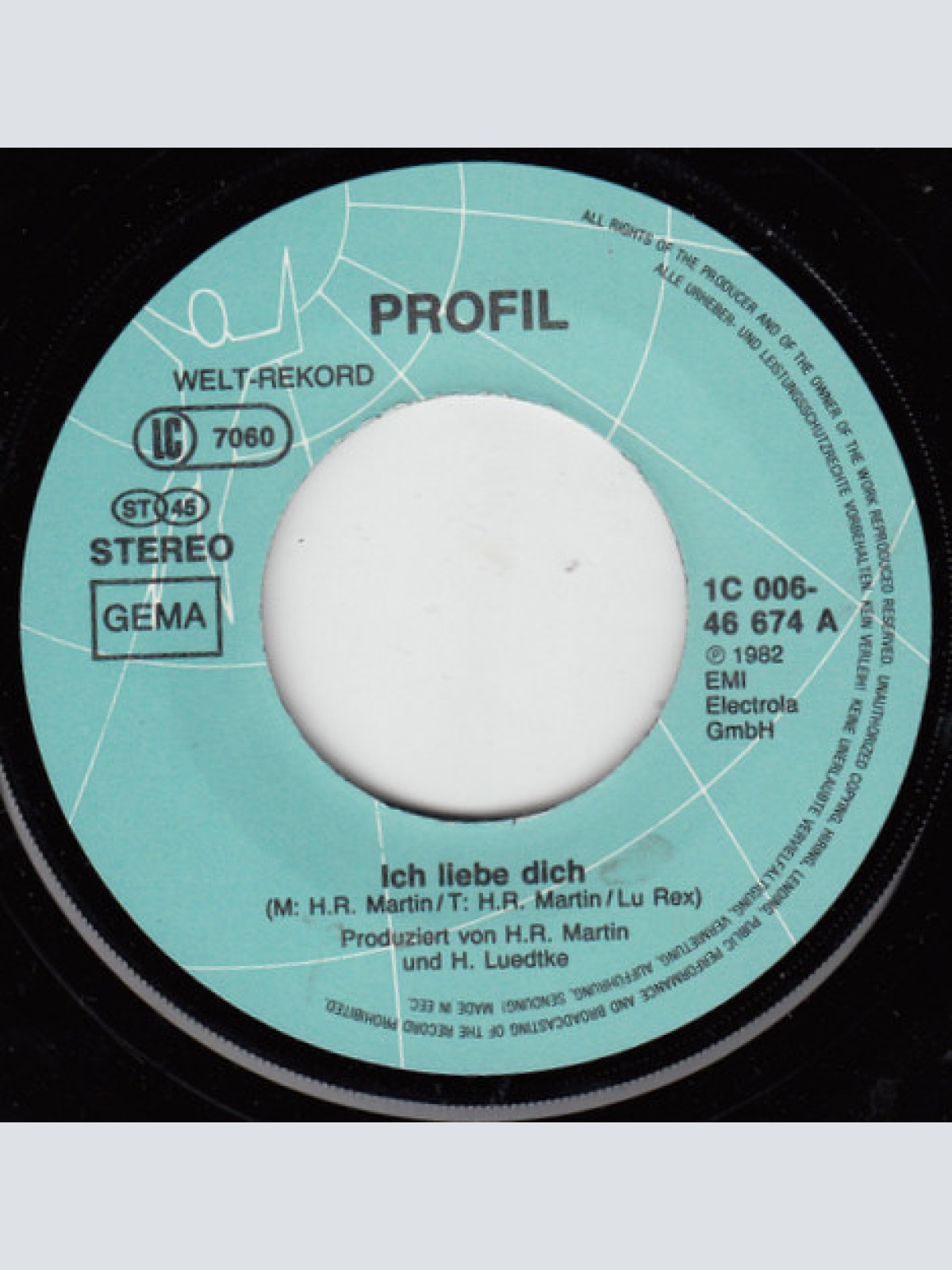 Vinyl / Profil - Ich Liebe Dich