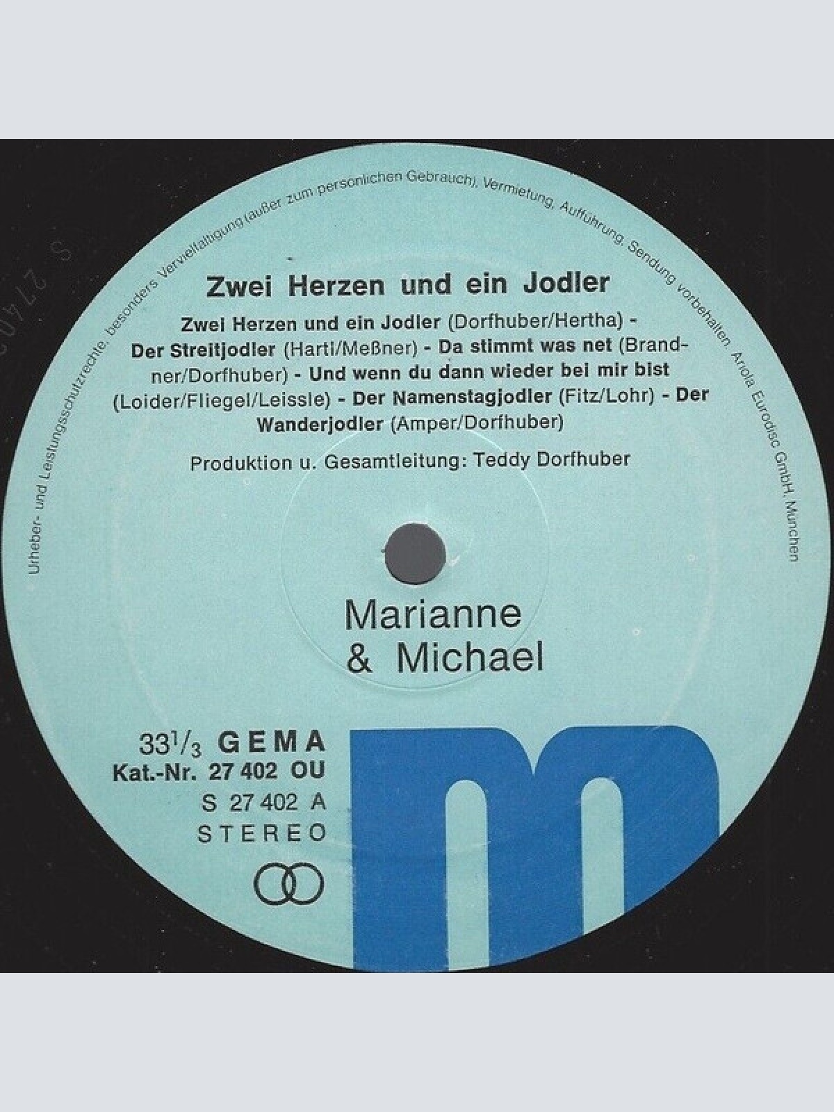 Vinyl / Marianne & Michael - Zwei Herzen Und Ein Jodler