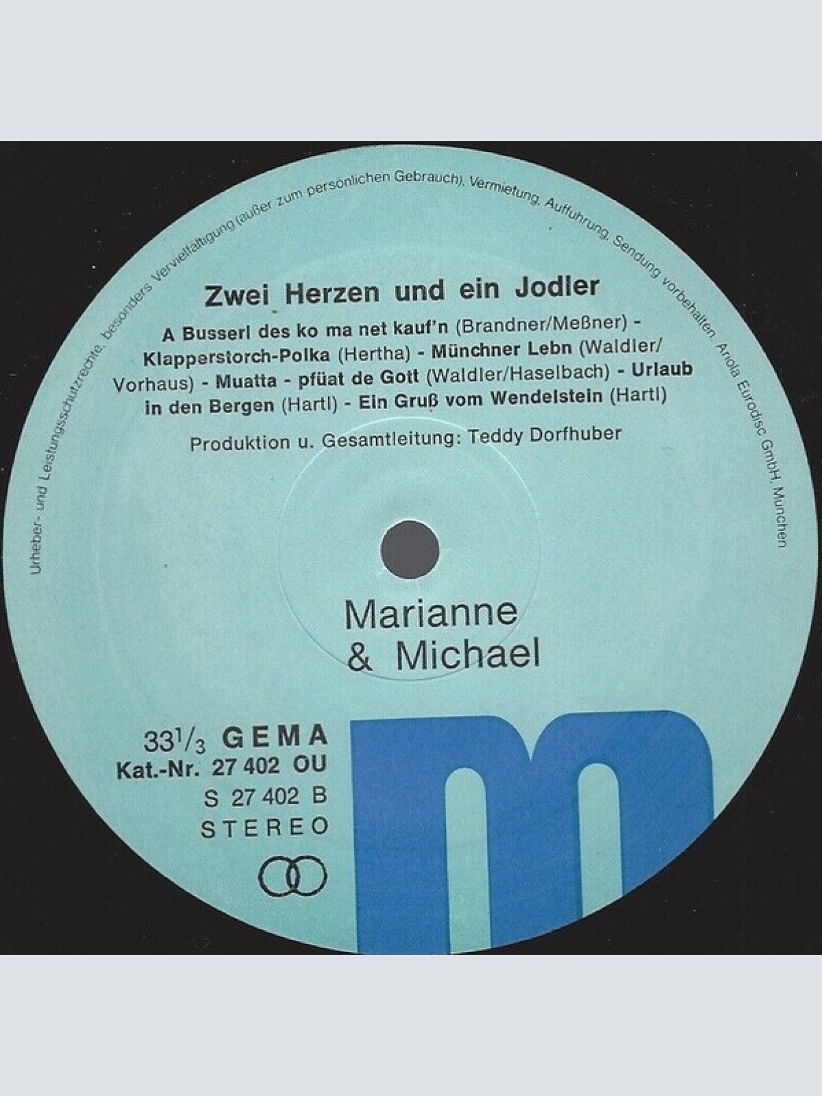 Vinyl / Marianne & Michael - Zwei Herzen Und Ein Jodler