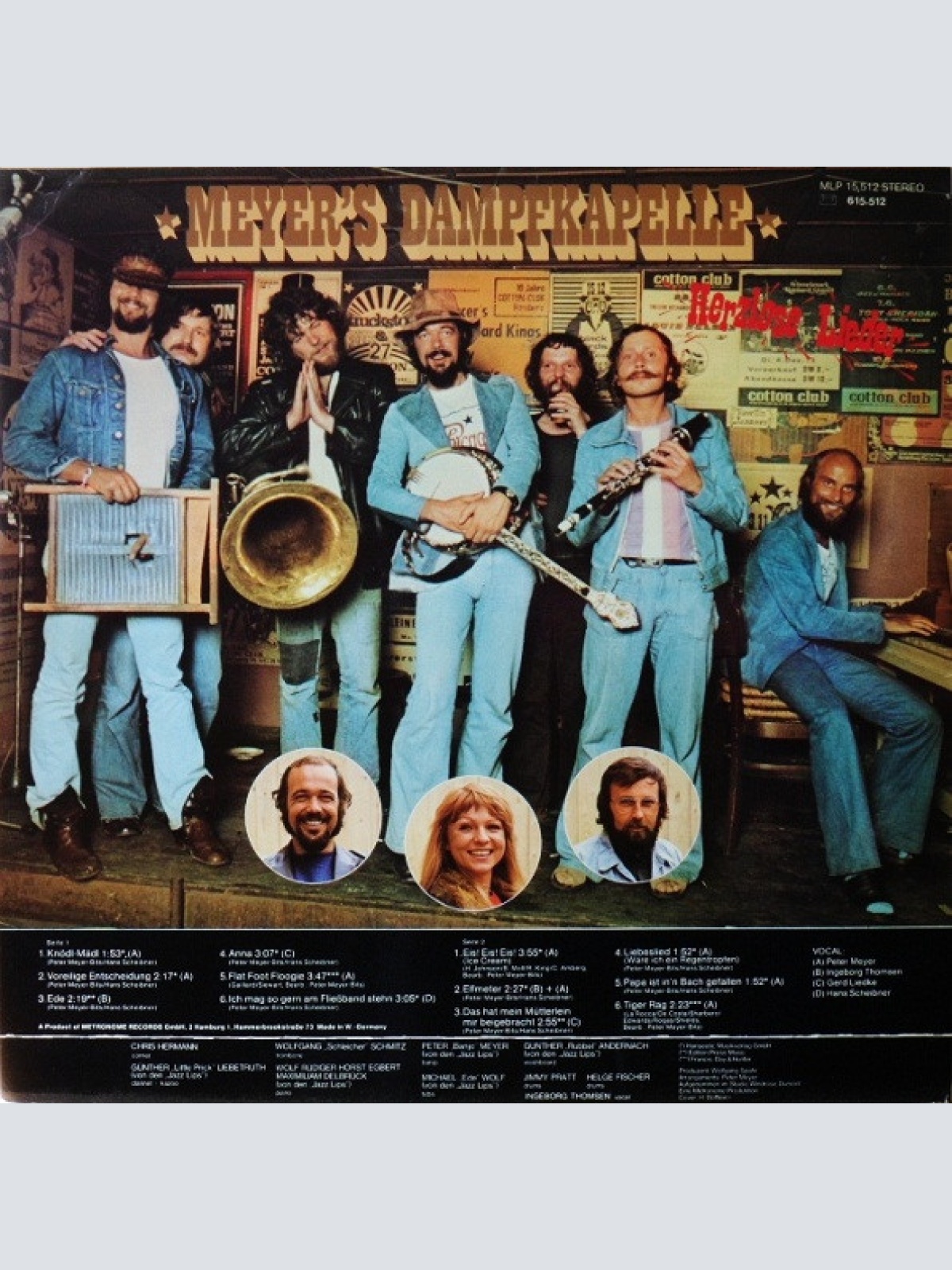 Vinyl / Meyer's Dampfkapelle - Herzlose Lieder