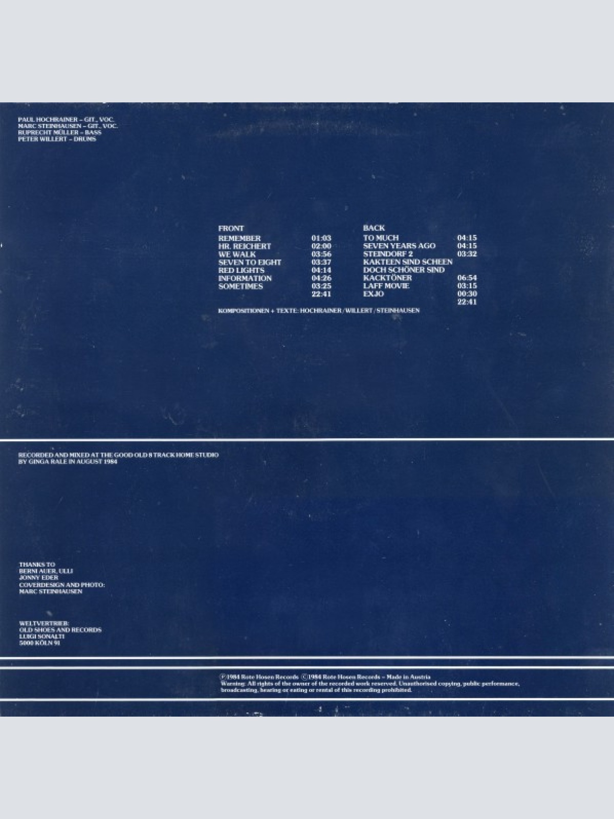 Vinyl / Ginga Rale* - Information