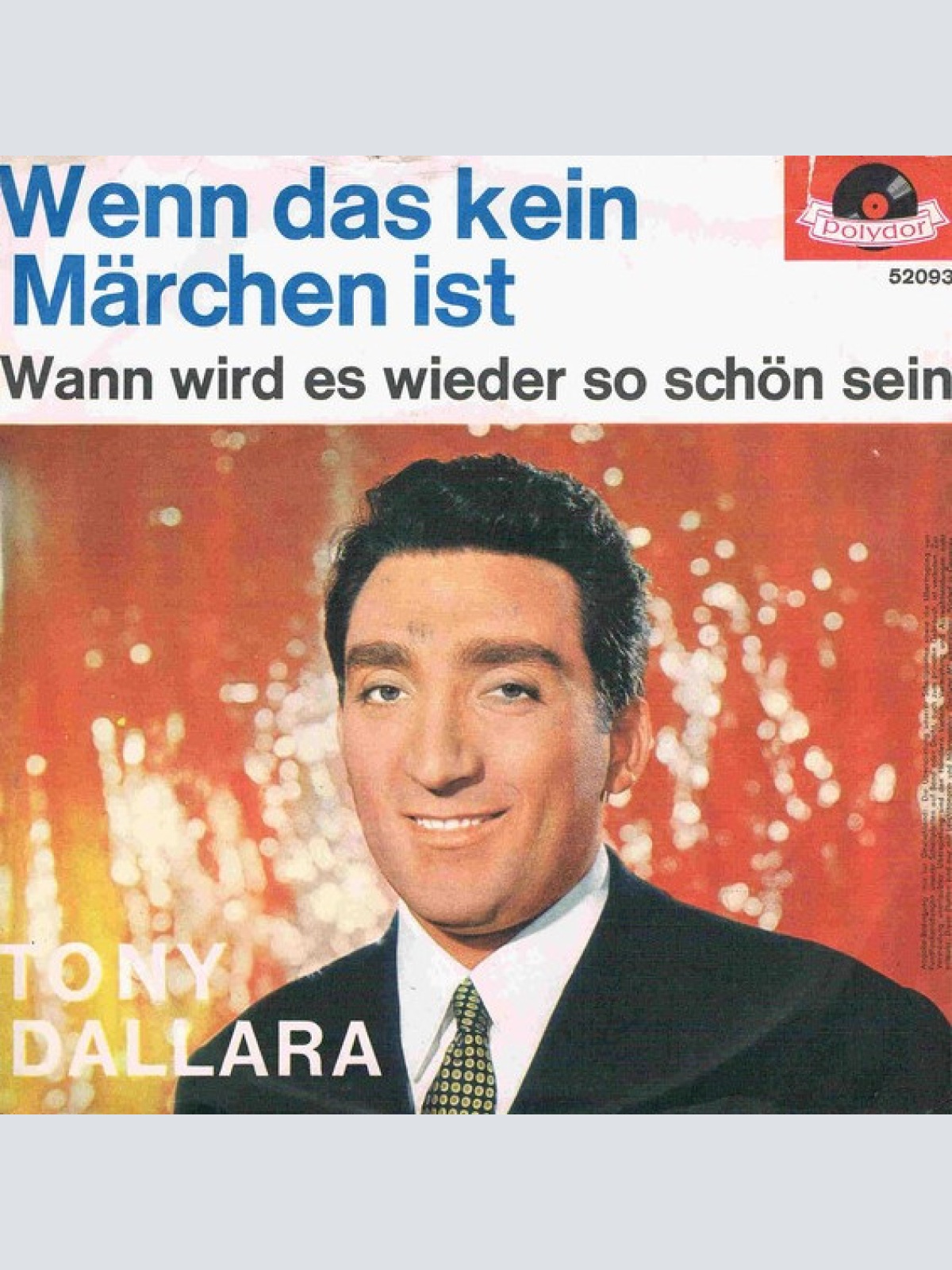 Vinyl / Tony Dallara - Wenn Das Kein Märchen Ist